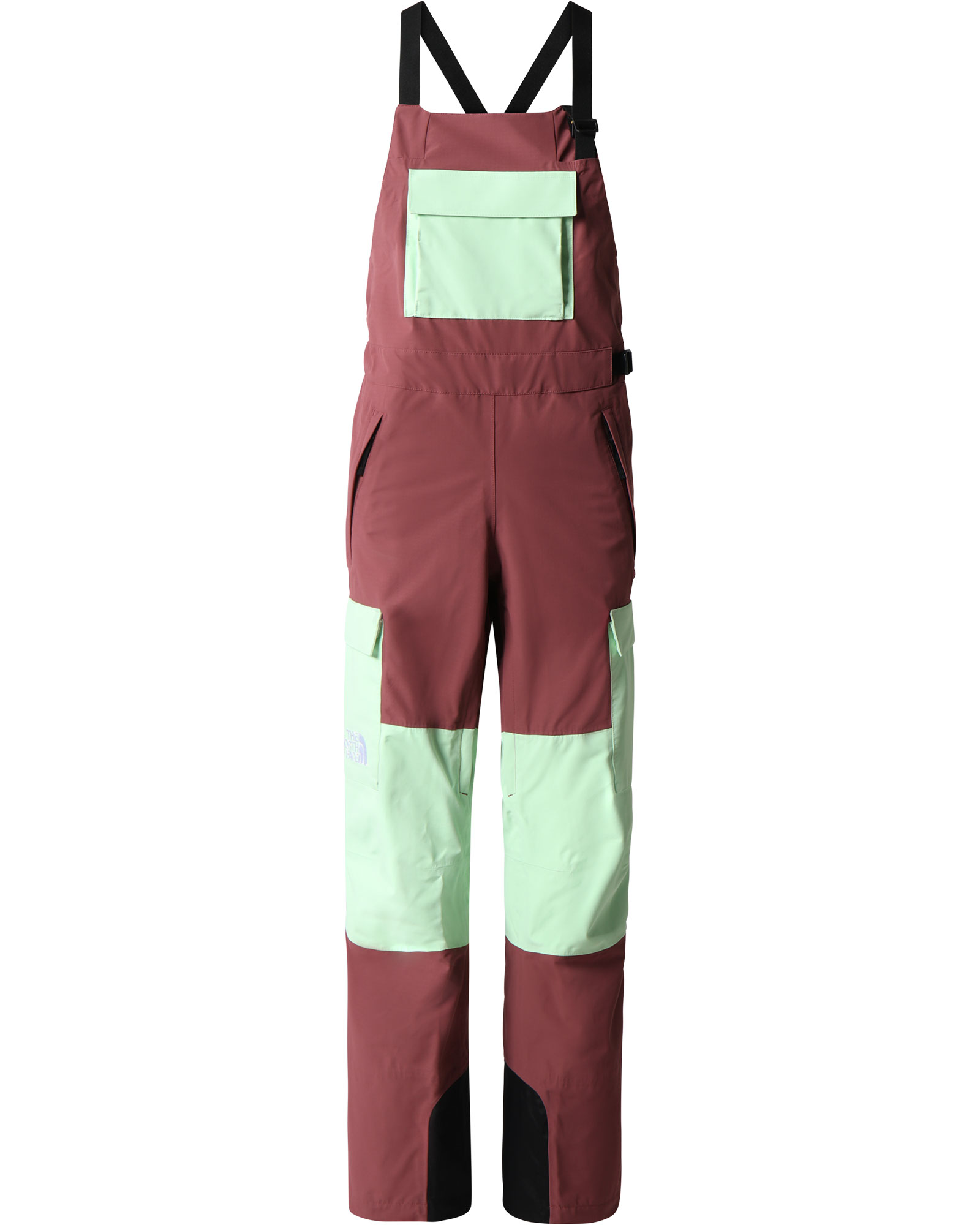 The North Face Dragline Women’s Bib Pants - Wild Ginger/Patina Green S