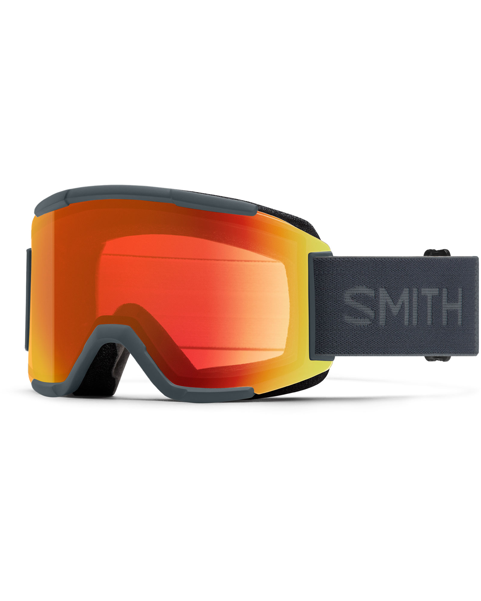Smith Squad Slate / ChromaPop Everyday Red Mirror + Clear Goggles - Slate