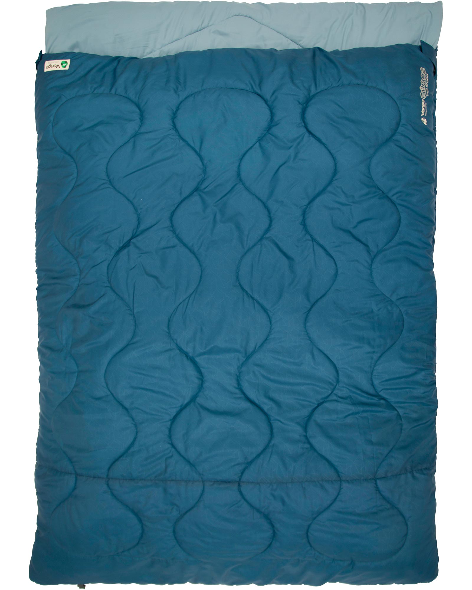 Vango Evolve Superwarm Double Sleeping Bag - Moroccan Blue