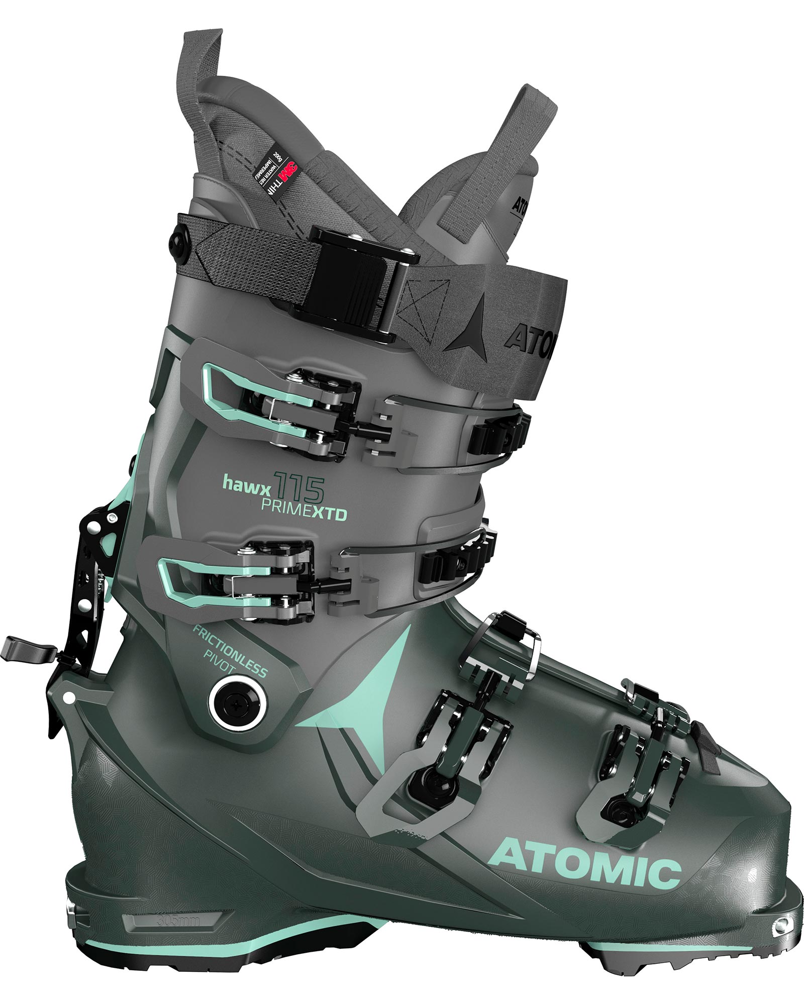 Atomic Hawx Prime XTD 115 CT GW Women’s Ski Boots 2022 - Green/Anthracite/Mint MP 25.0