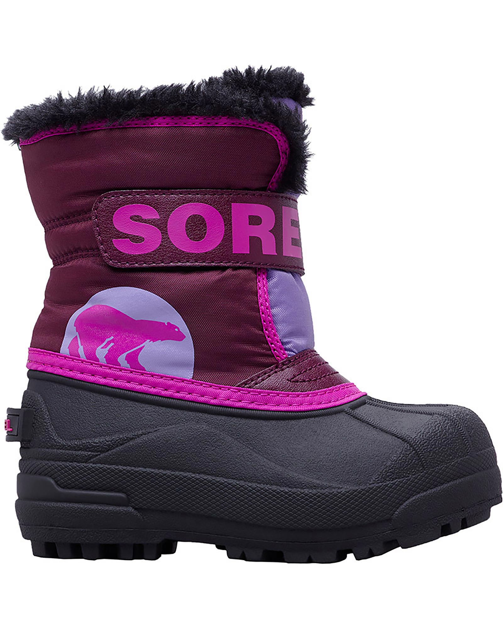 Sorel Snow Commander Toddler Snow Boots - Purple Dahlia/Paisley Purple UK 6 INF