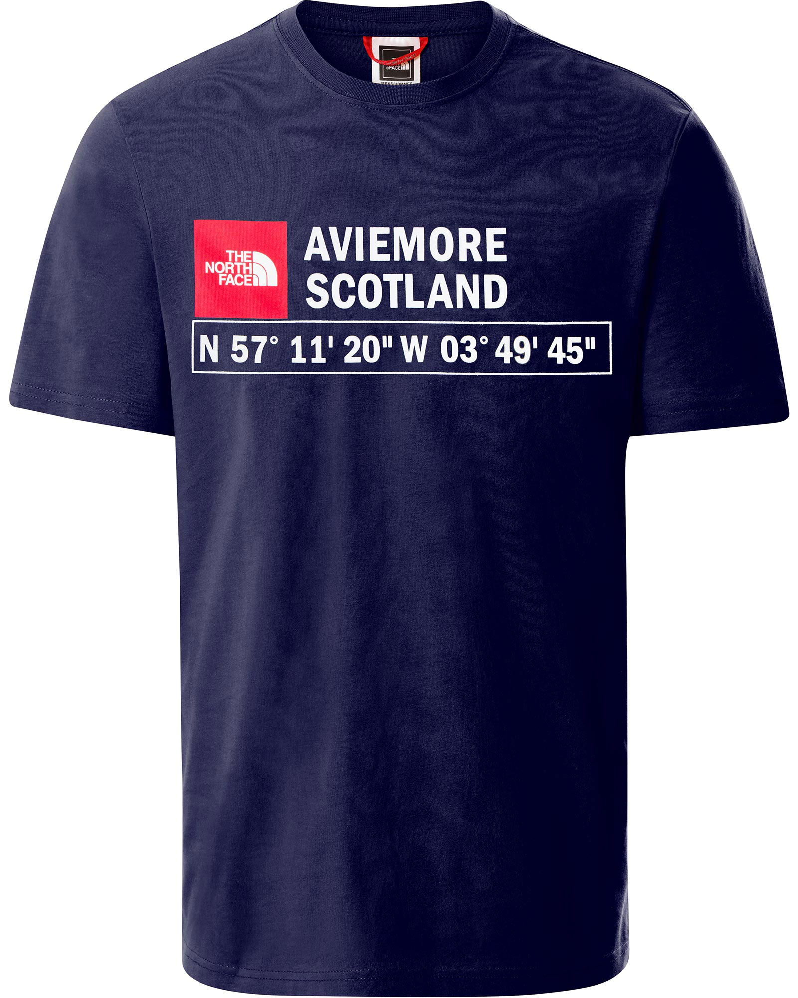 The North Face GPS Logo Men’s T Shirt Aviemore - Summit Navy M