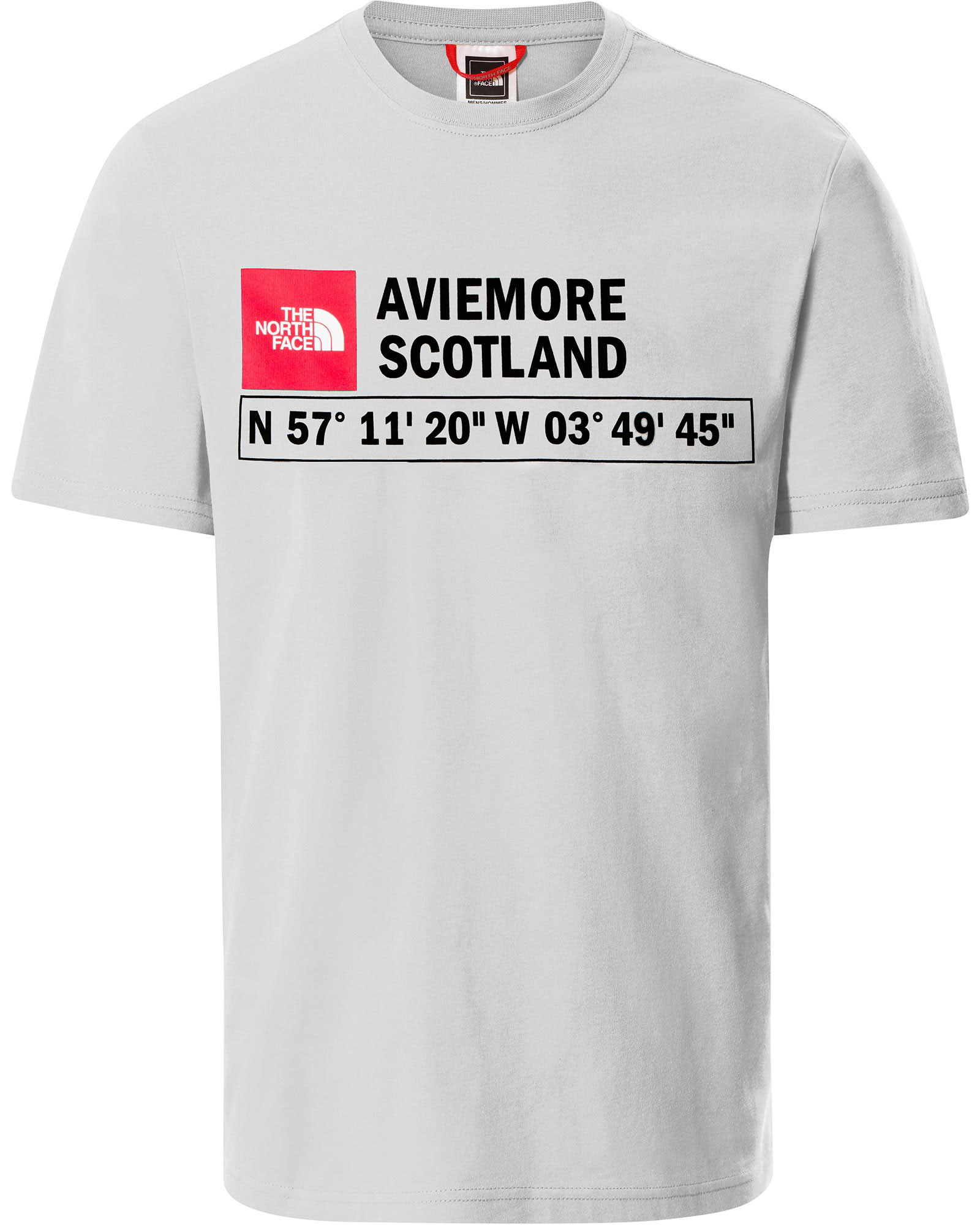 The North Face GPS Logo Men’s T Shirt Aviemore - TNF White M