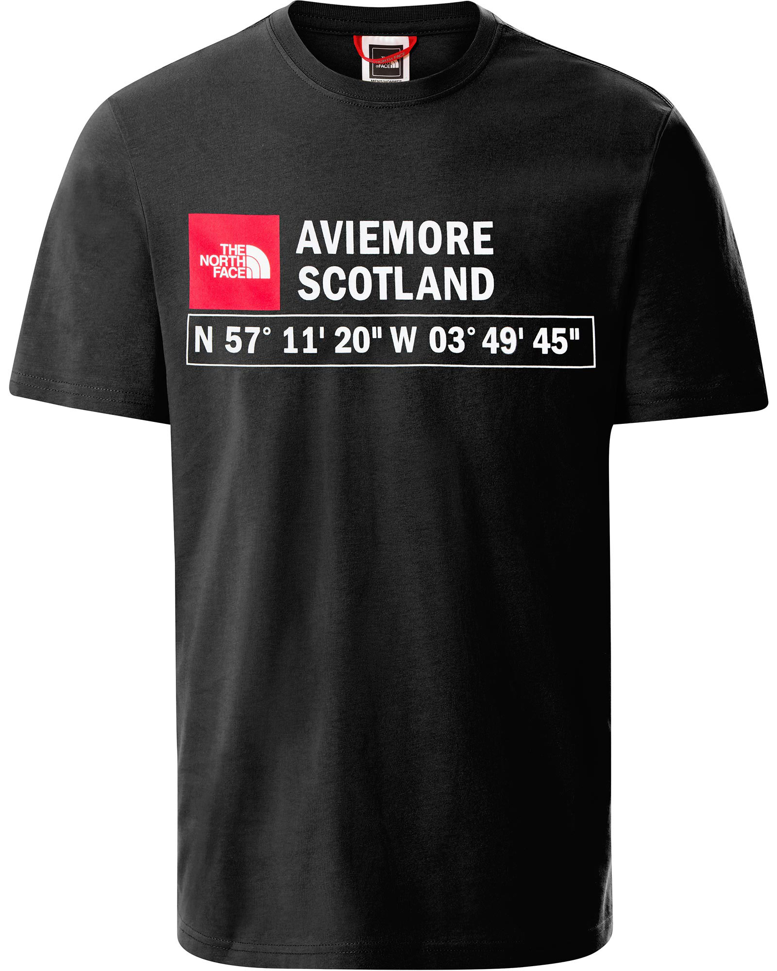 The North Face GPS Logo Men’s T Shirt Aviemore - TNF Black S