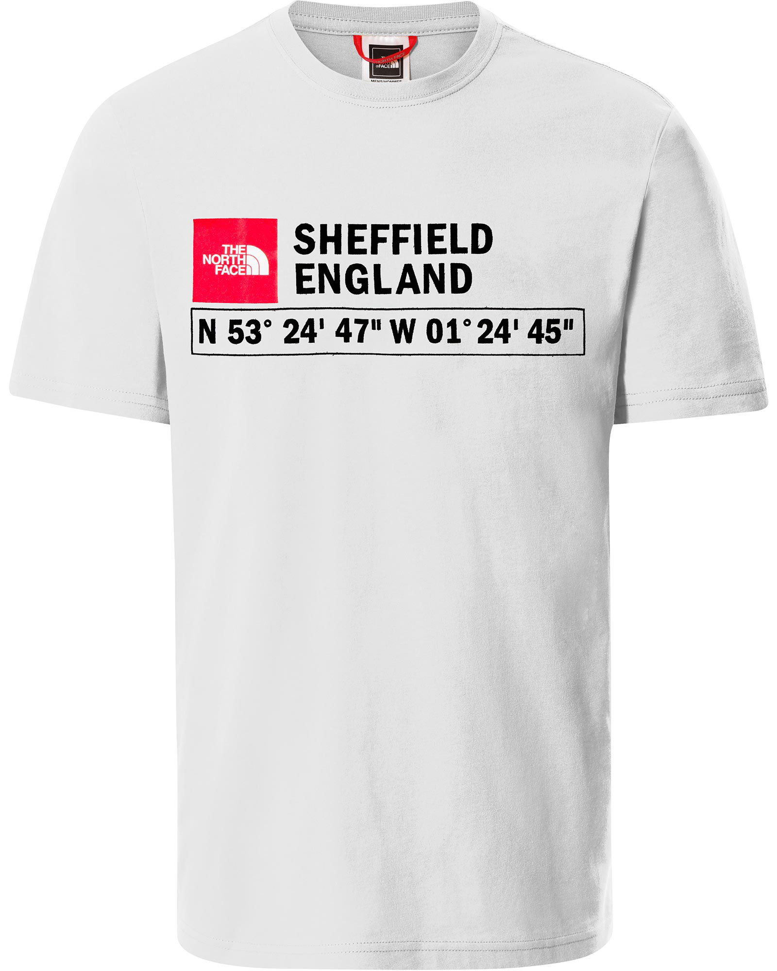 The North Face GPS Logo Men’s T Shirt Sheffield - TNF White XL