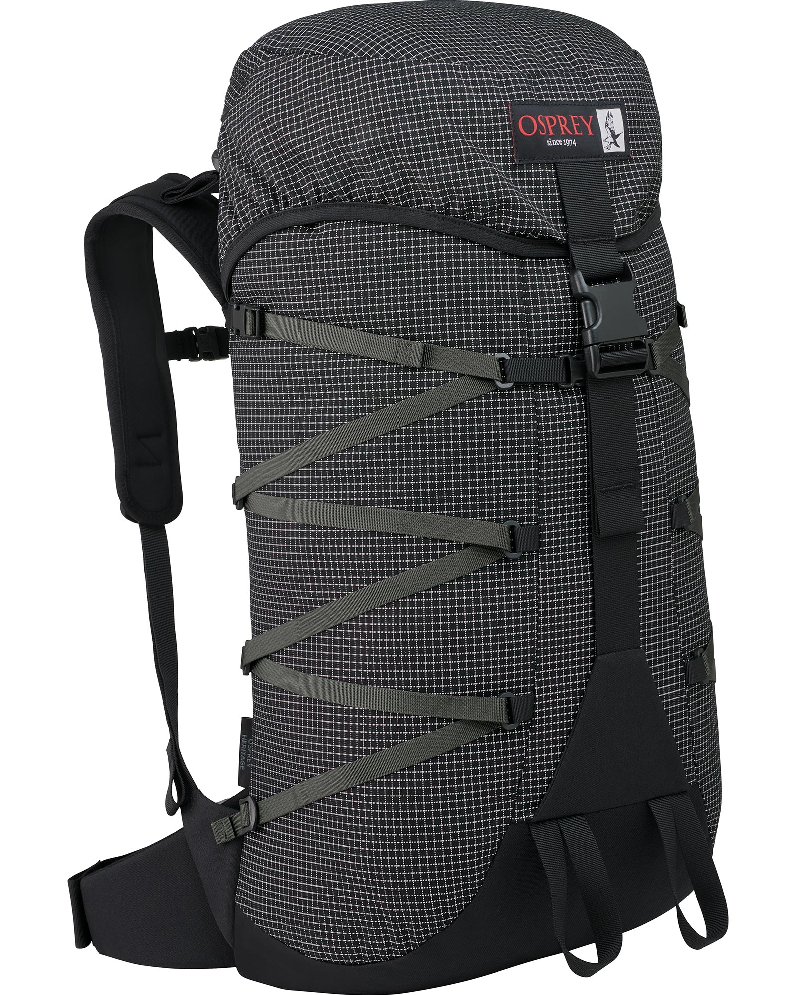 Osprey Aether 30 NanoFly Backpack - Black White Grid