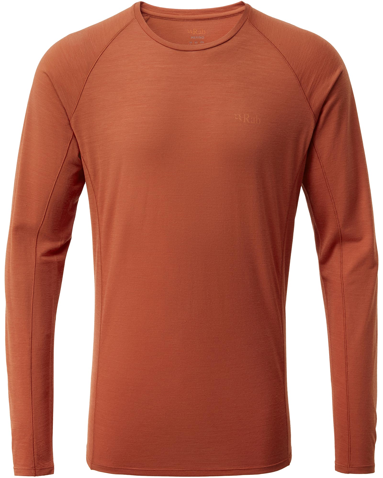Rab Forge Merino Men’s Long Sleeve T Shirt - Red Clay S