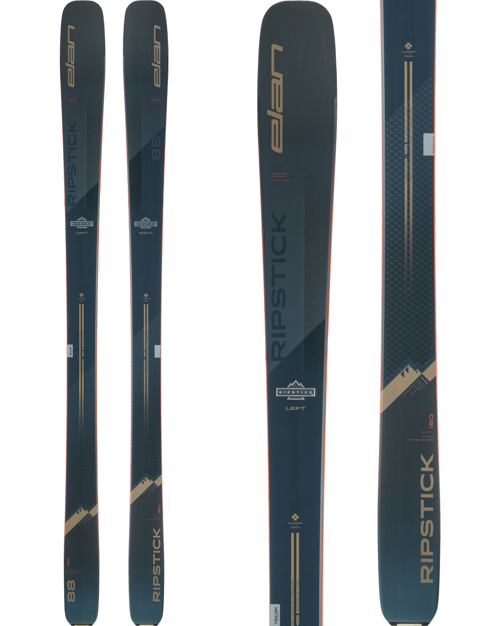 Elan Ripstick 88 Skis 2023 0