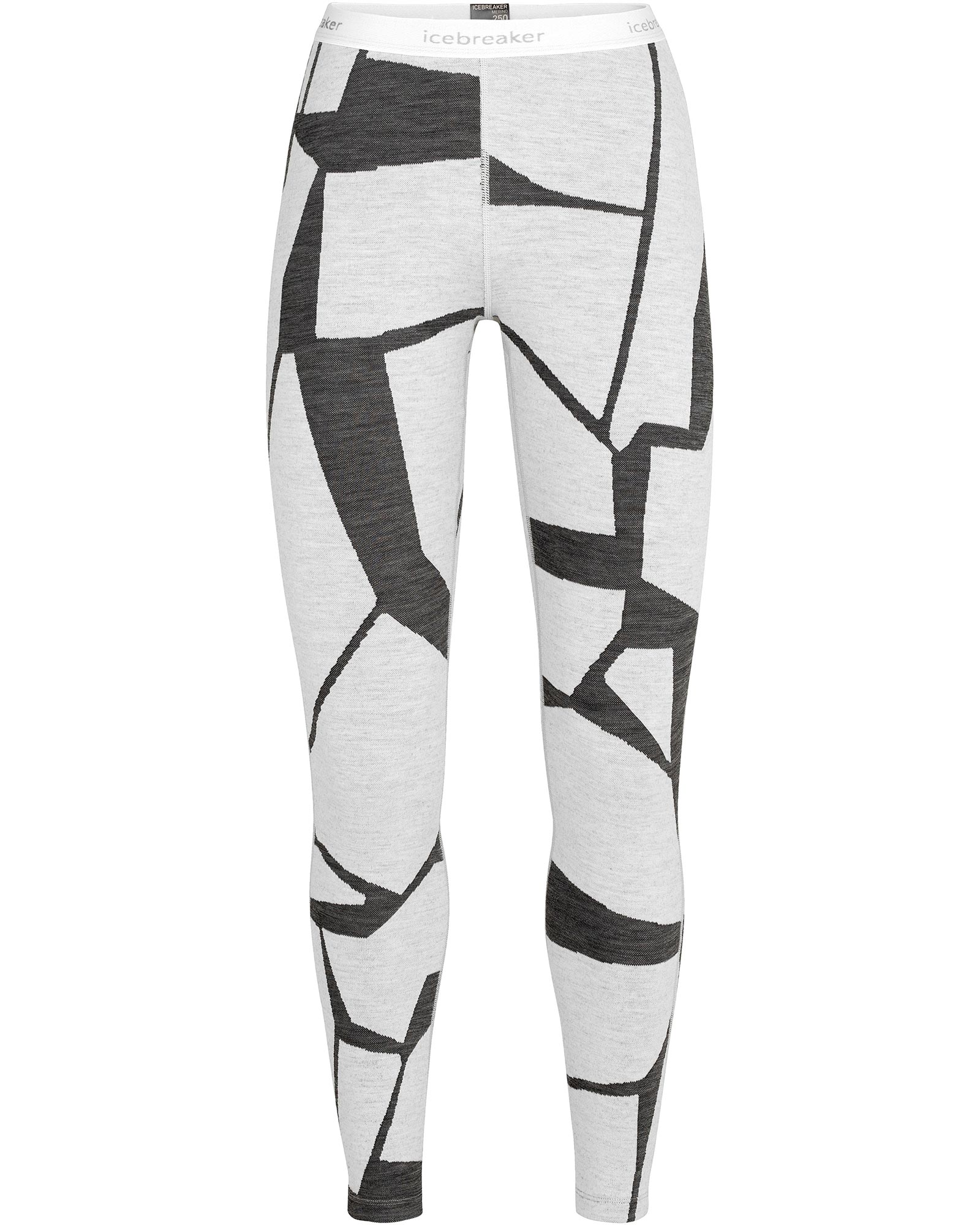 Icebreaker 250 Vertex Women’s Merino Leggings - Fractured Snow Print XS