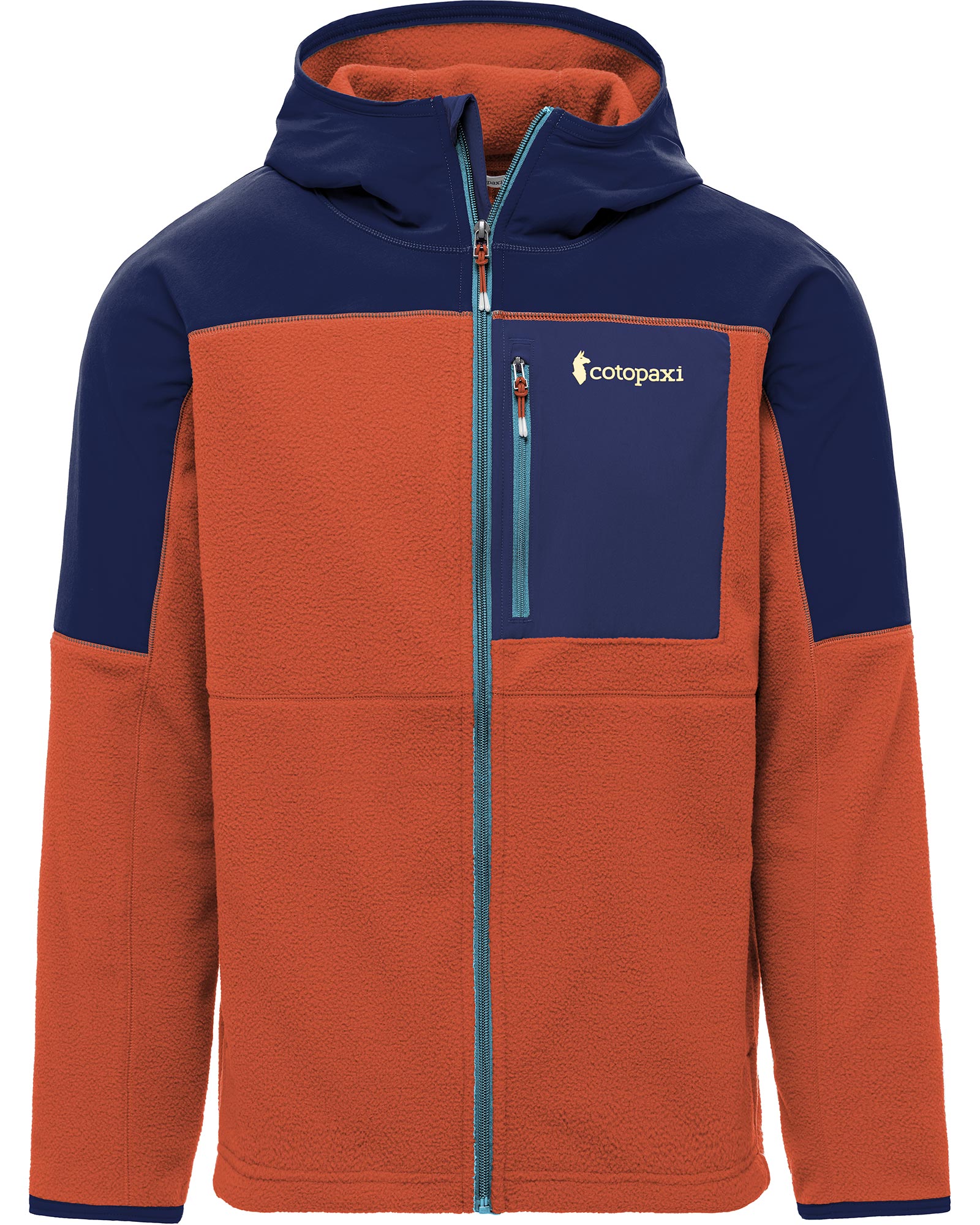 Cotopaxi Abrazo Men’s Full Zip Hooded Jacket - Maritime/Spice L