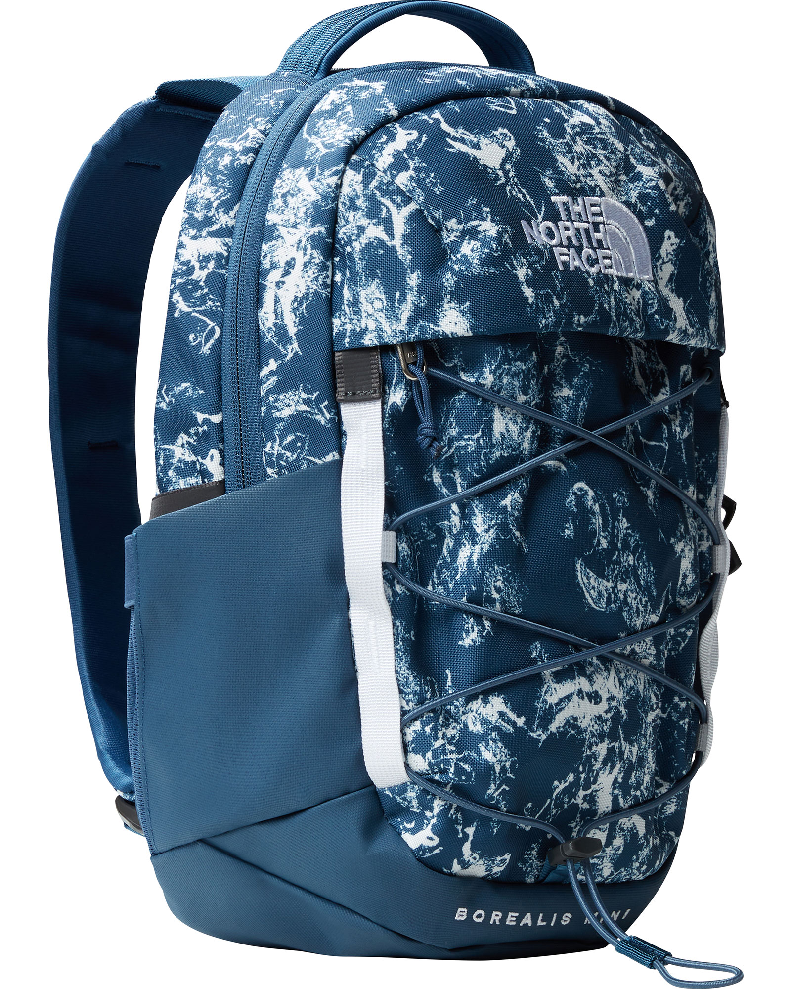The North Face Borealis Mini Backpack - Shady Blue Nature Texture Print/Shady Blue/TNF White