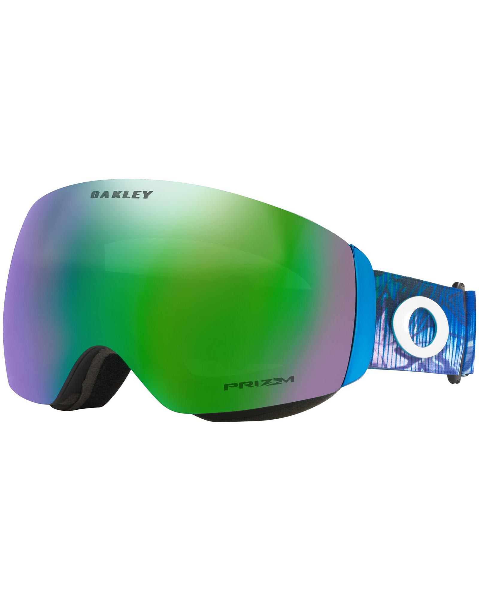 Product image of Oakley Flight Deck Mikaela Shiffin Sig Abstract Blue / Prizm Jade Iridium Goggles