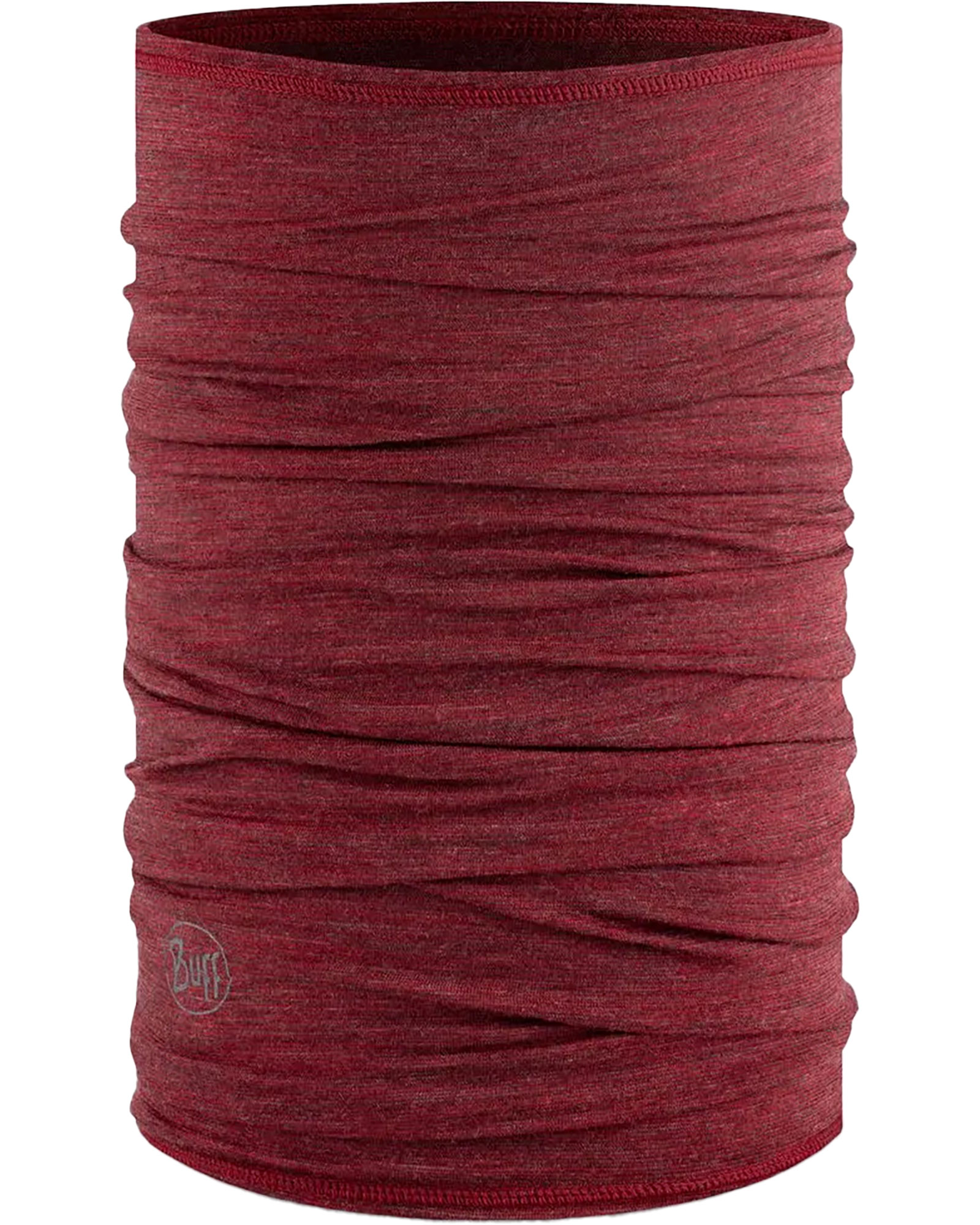 Buff Merino Wool 125 Move Neck Warmer   Mars Red Multi Stripes - Mars Red Multi Stripes