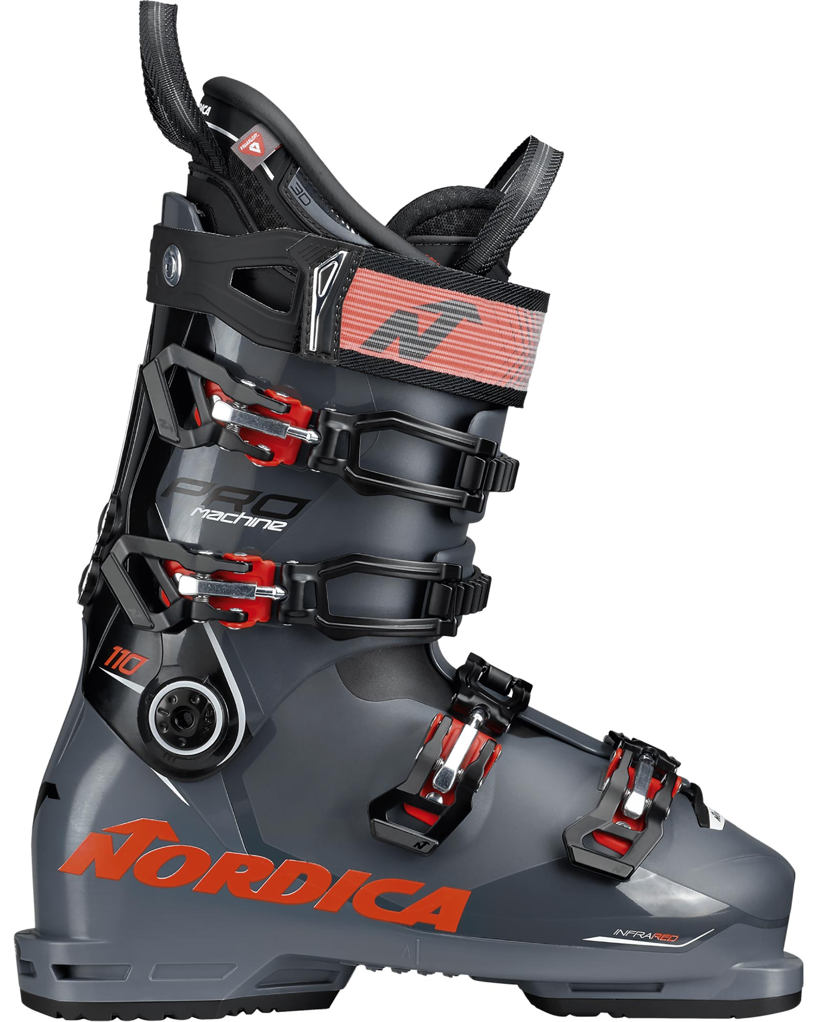 Nordica Promachine 110 Men’s Ski Boots 2022 - Anthracite/black/red MP 25.5