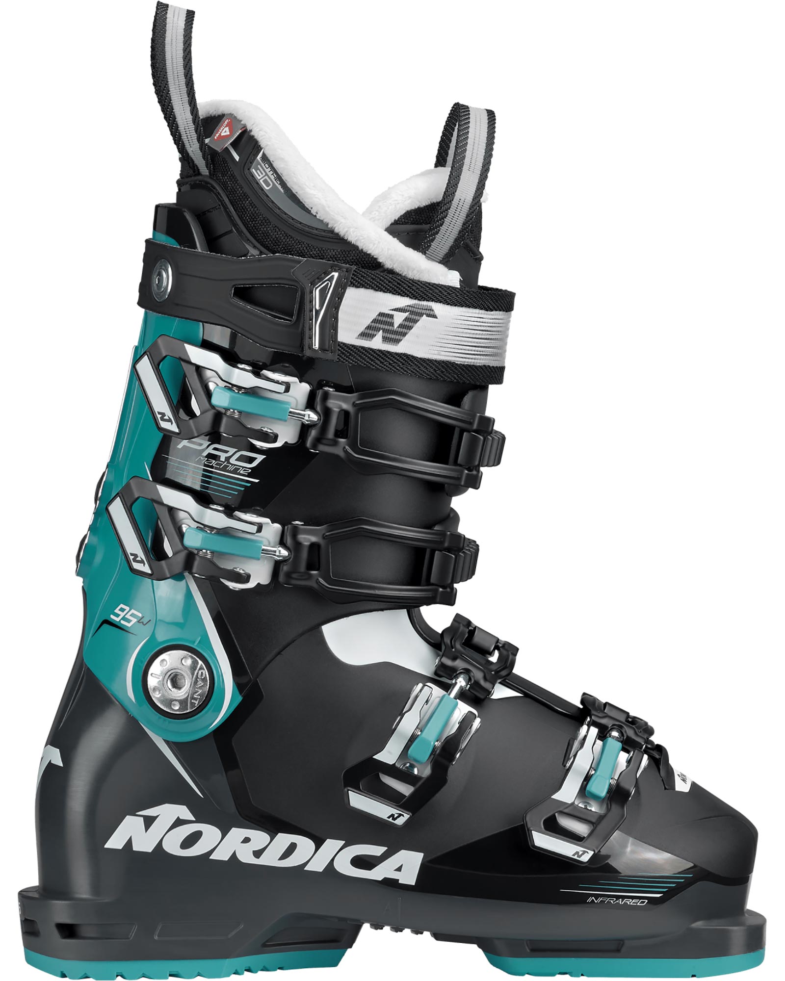 Nordica Promachine 95 Women’s Ski Boots 2022 - Black/Anthracite/Blue MP 23.5