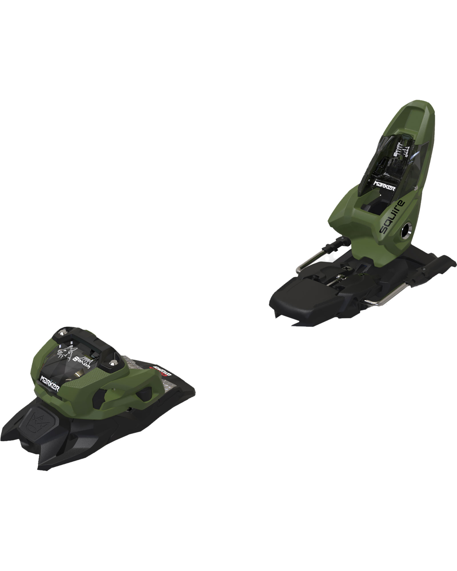 Marker Squire 11 Ski Bindings 2023 - Green/Black 90mm