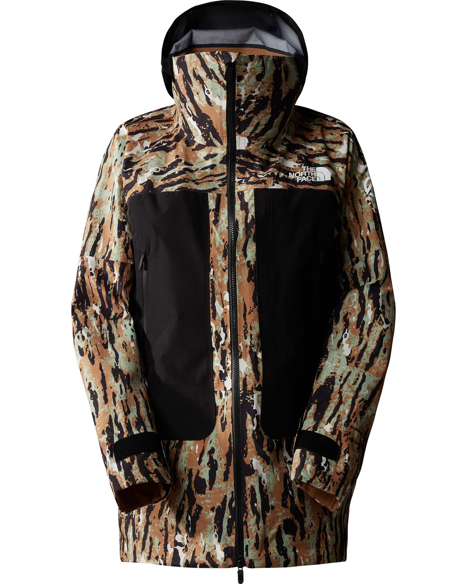 The North Face Women’s Summit Verbier GORE TEX Jacket - Almond Butter Pitcher Plant Print L