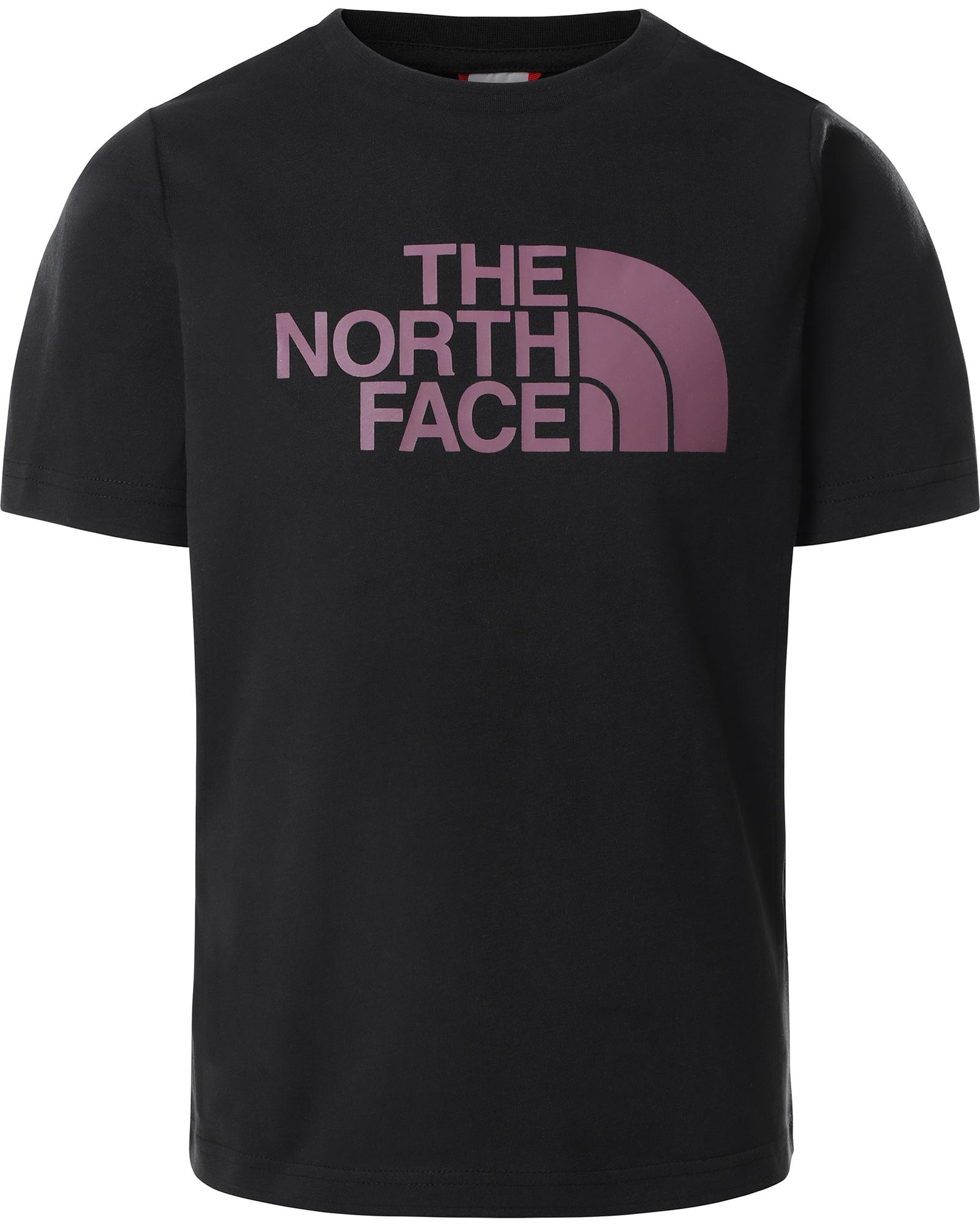 The North Face Easy Boyfriend Girls’ T Shirt - TNF Black/Pikes Purple L