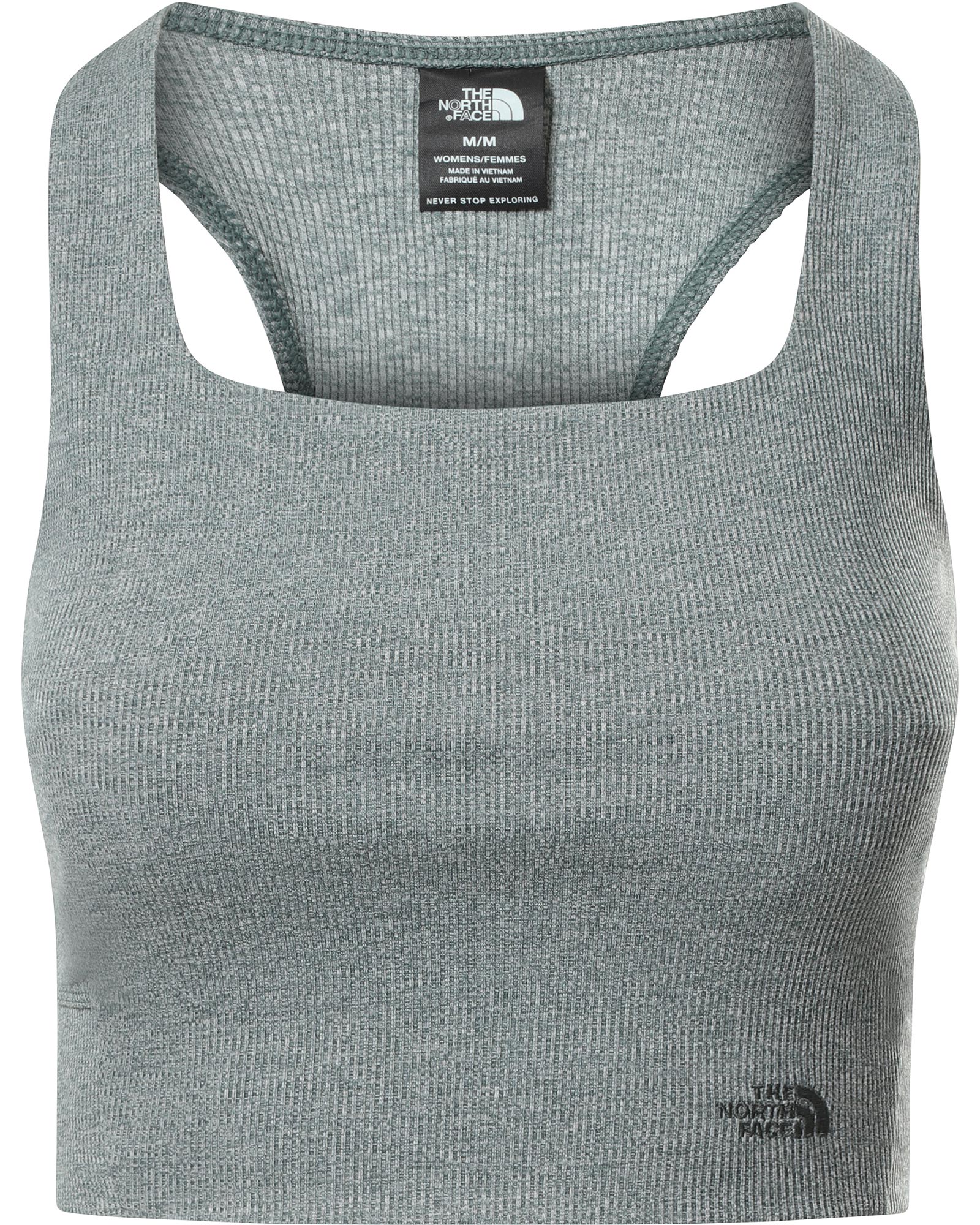 The North Face AT EA Rib Knit Women’s Tank - Balsam Green Heather L