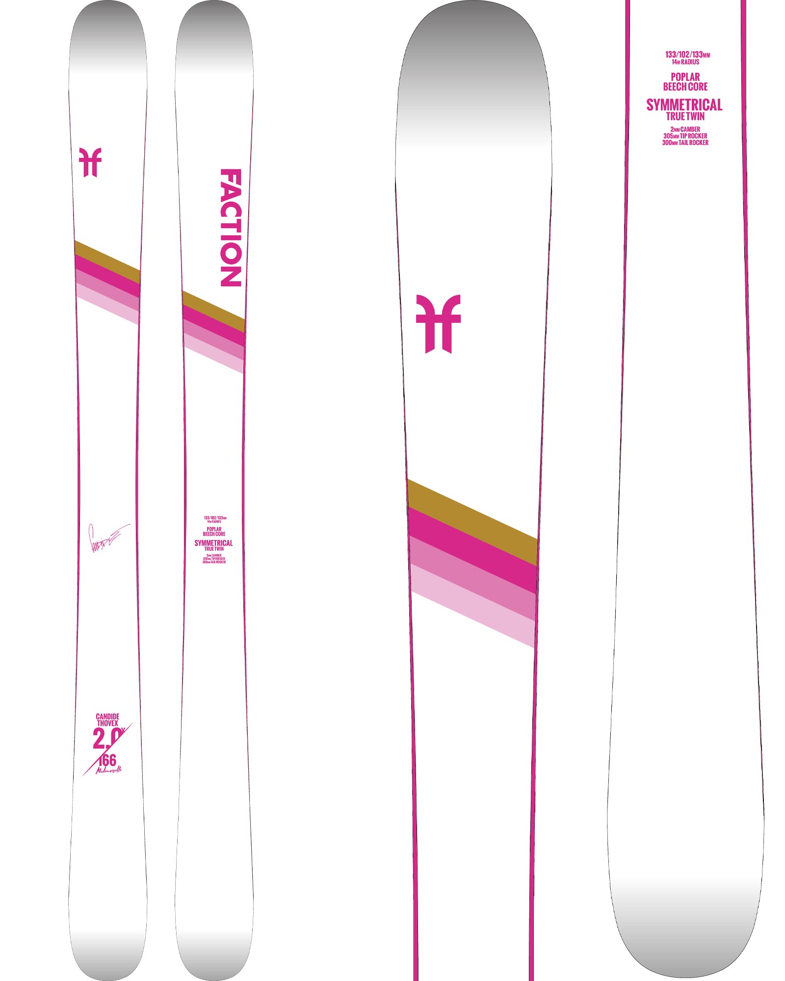 Faction CT 2.0 X Mlle Freestyle Skis 2020