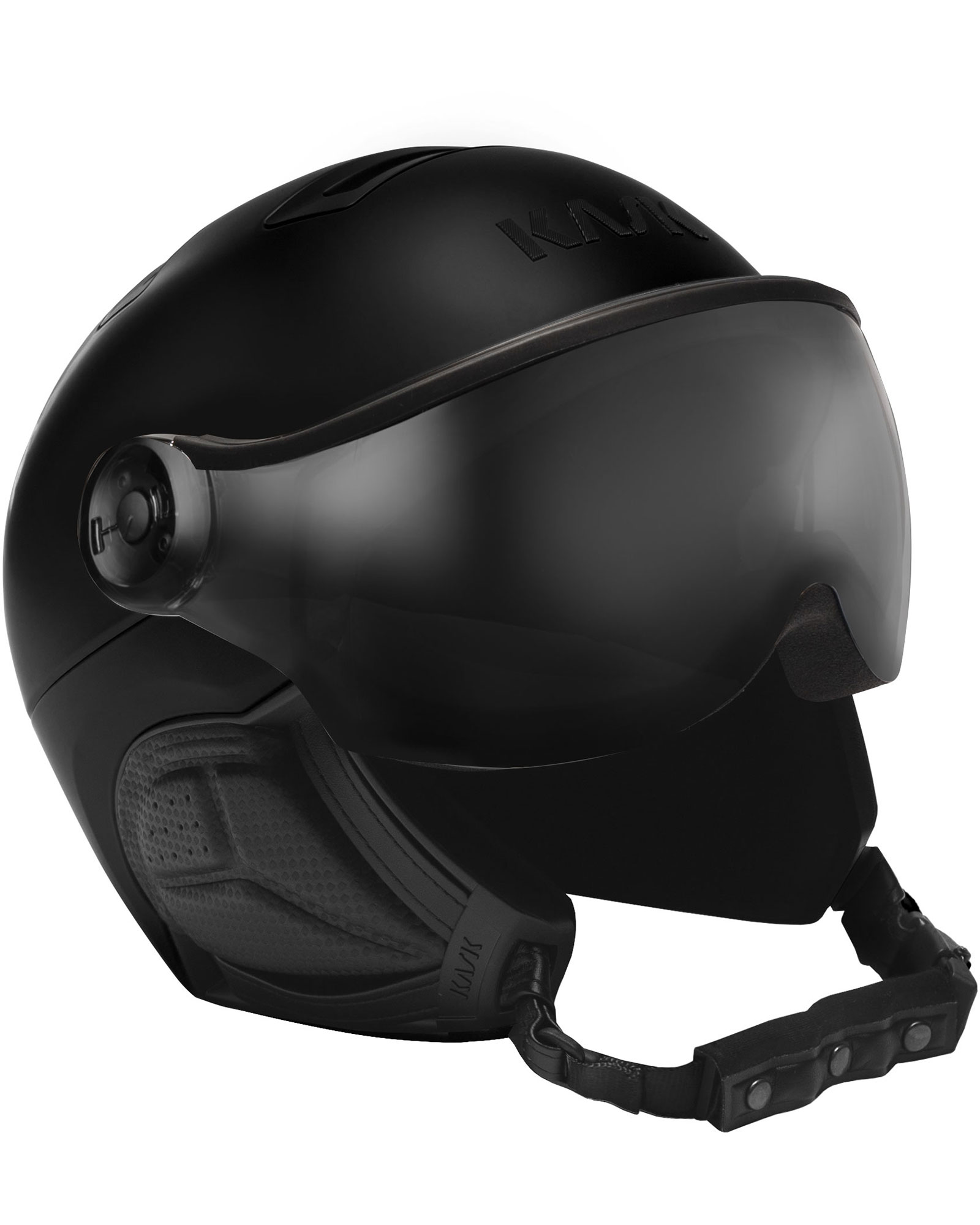 KASK Class Shadow Helmet - Matte Black - Silver Mirror Visor XL