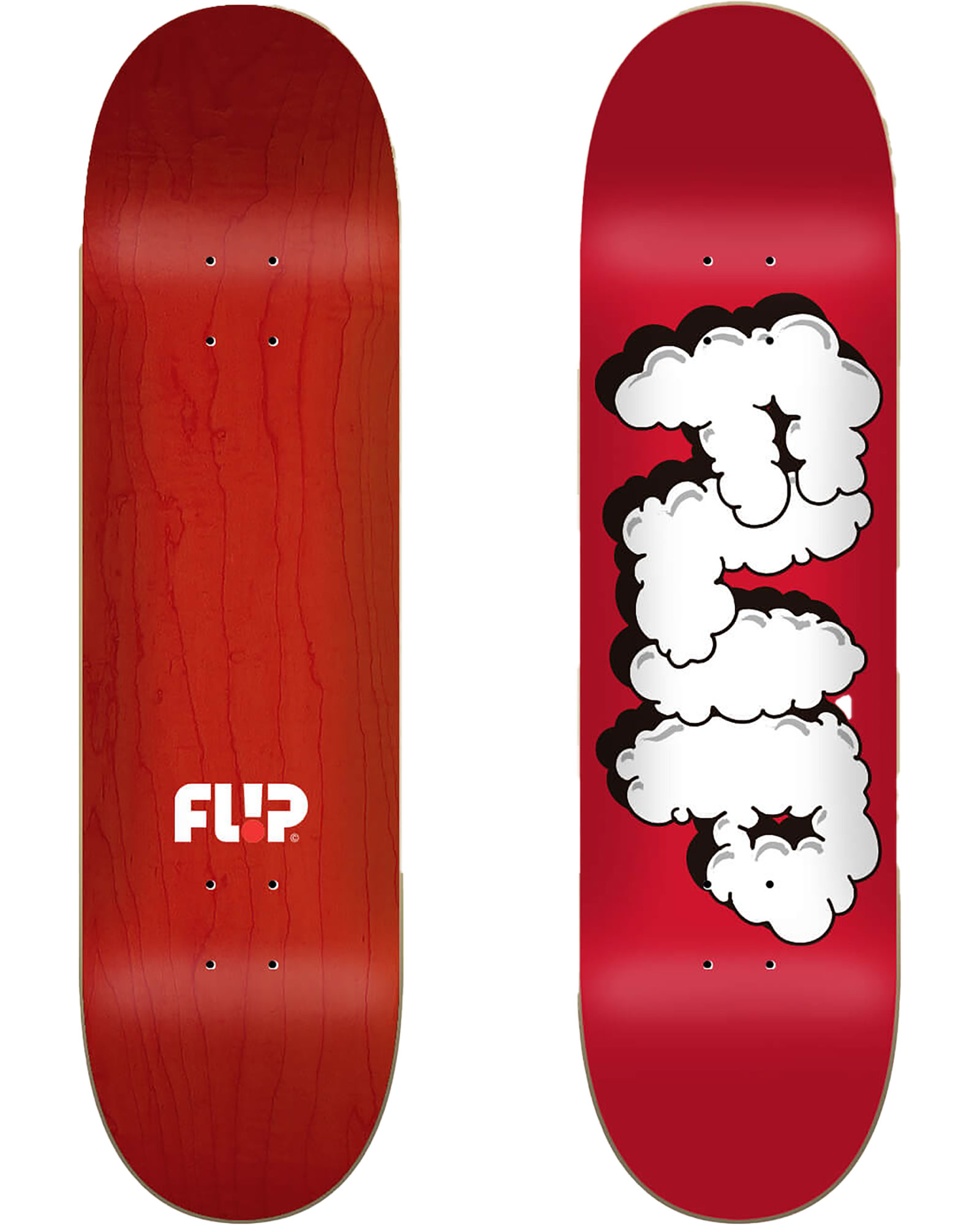 Flip Smokin' Red 8.0"  Skateboard Deck
