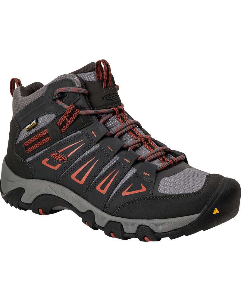 keen men's oakridge mid waterproof hiking boot