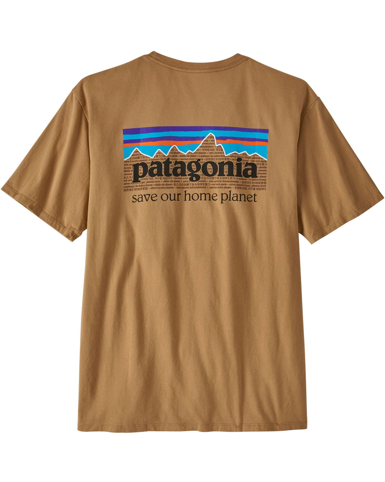 Patagonia P 6 Mission Men’s Organic Cotton Tee - Grayling Brown XS