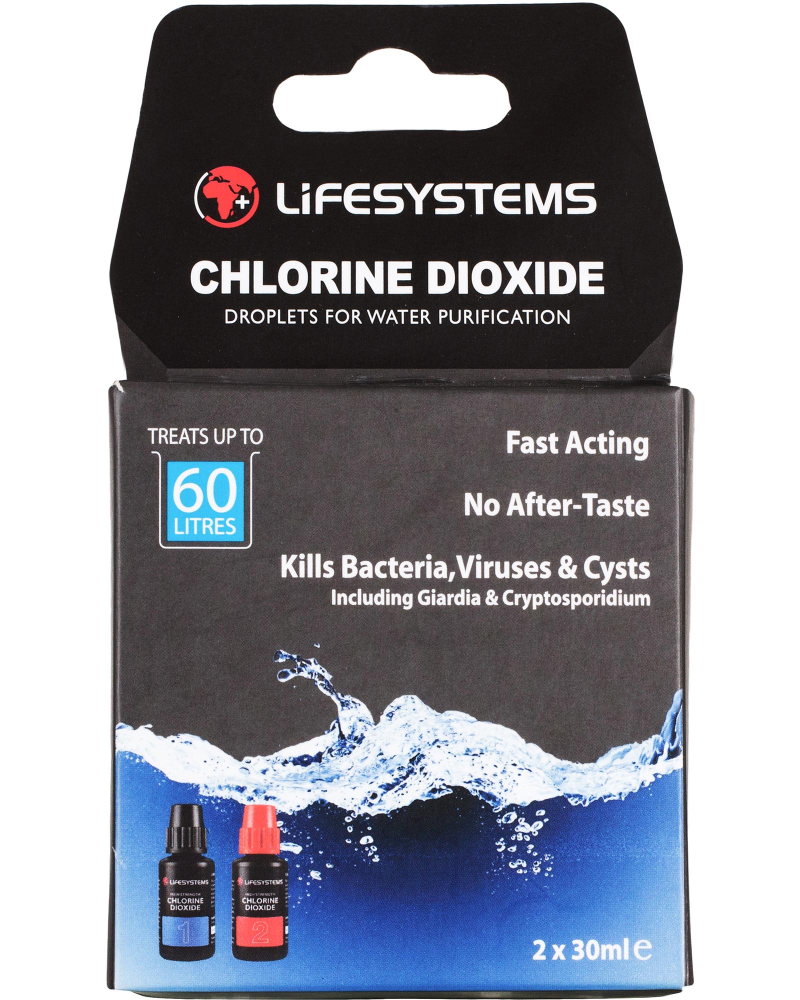 Lifesystems Chlorine Dioxide Water Treatment Droplets