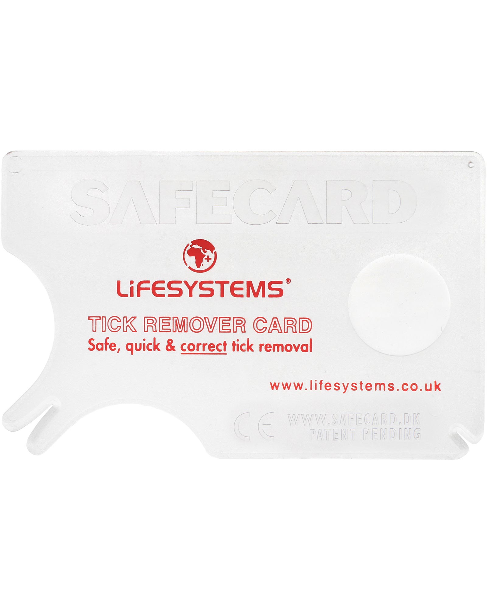 Lifesystems Tick Remover Card 0