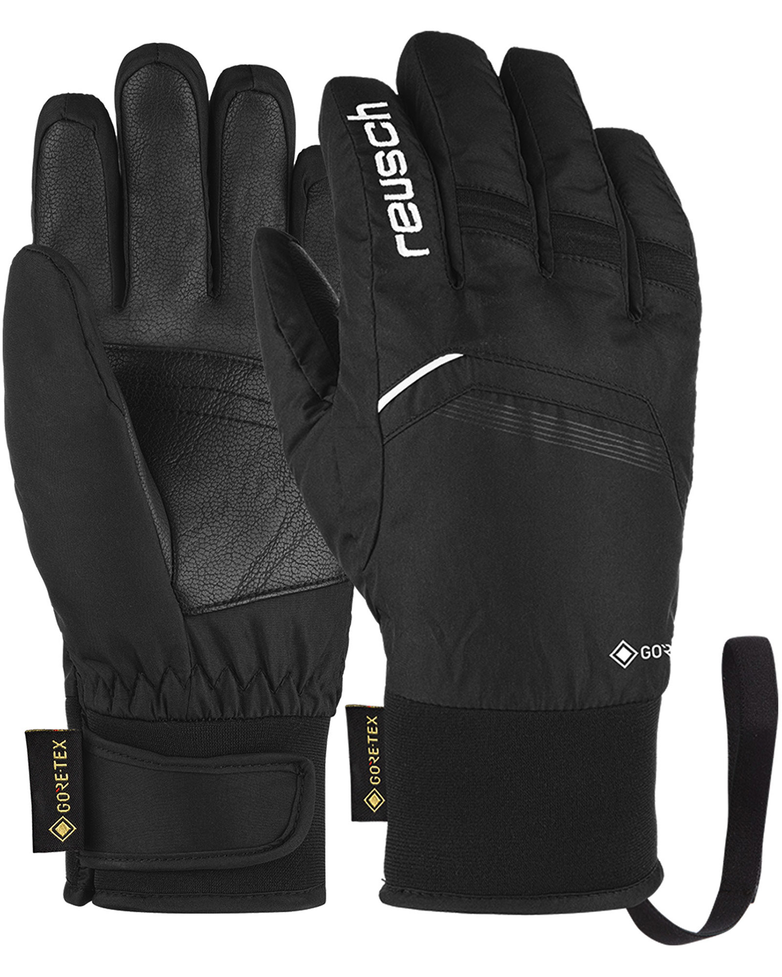 Reusch Bolt GORE TEX Kids’ Gloves - Black/white Size 5