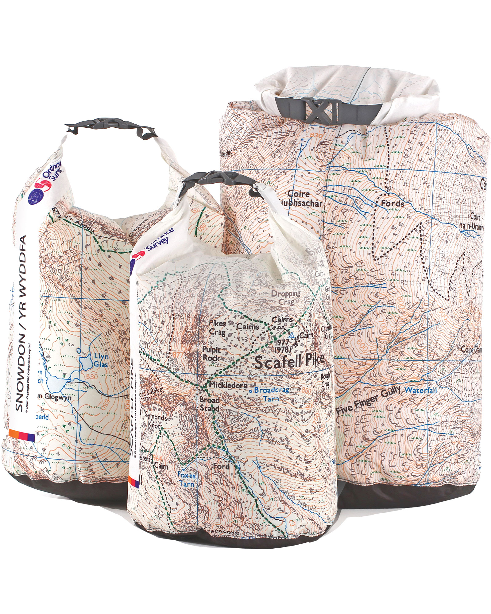 Product image of Ordnance Survey Dry Bags 3 Peaks