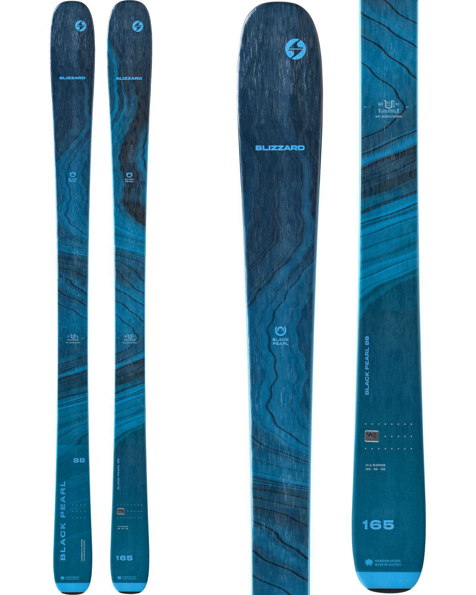 Blizzard Black Pearl 88 Women’s Skis 2024 165cm