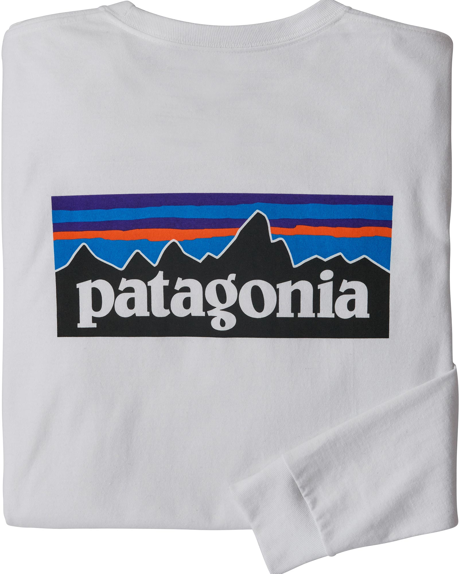 Patagonia P6 Logo Men’s Long Sleeve Responsibili Tee - White XL