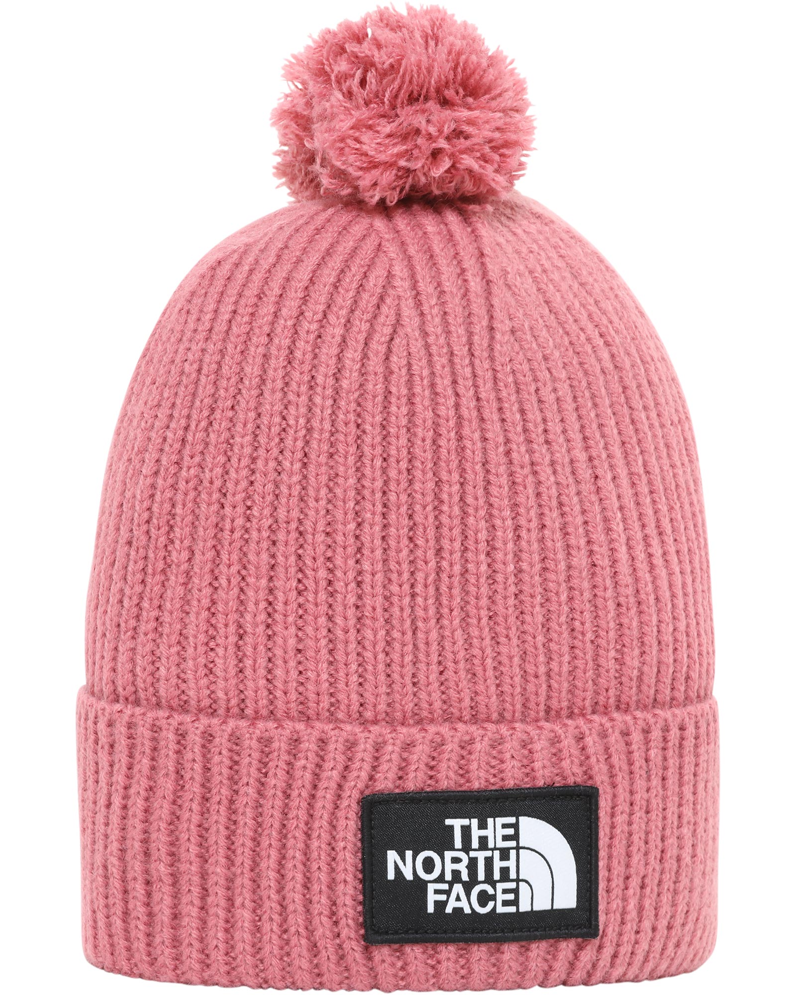 the north face tnf box pom beanie hat