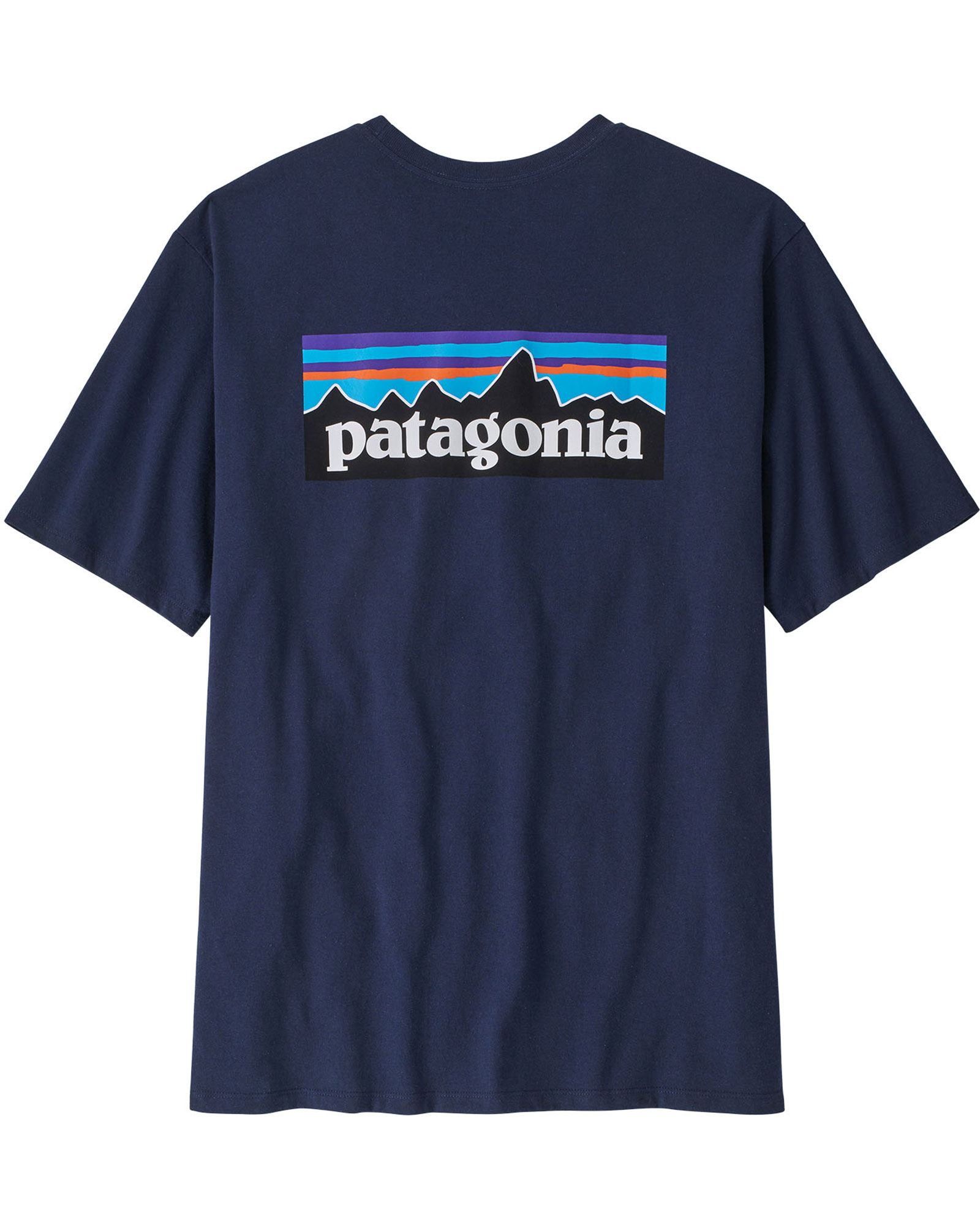 Patagonia P6 Logo Men’s Responsibili Tee - Classic Navy S