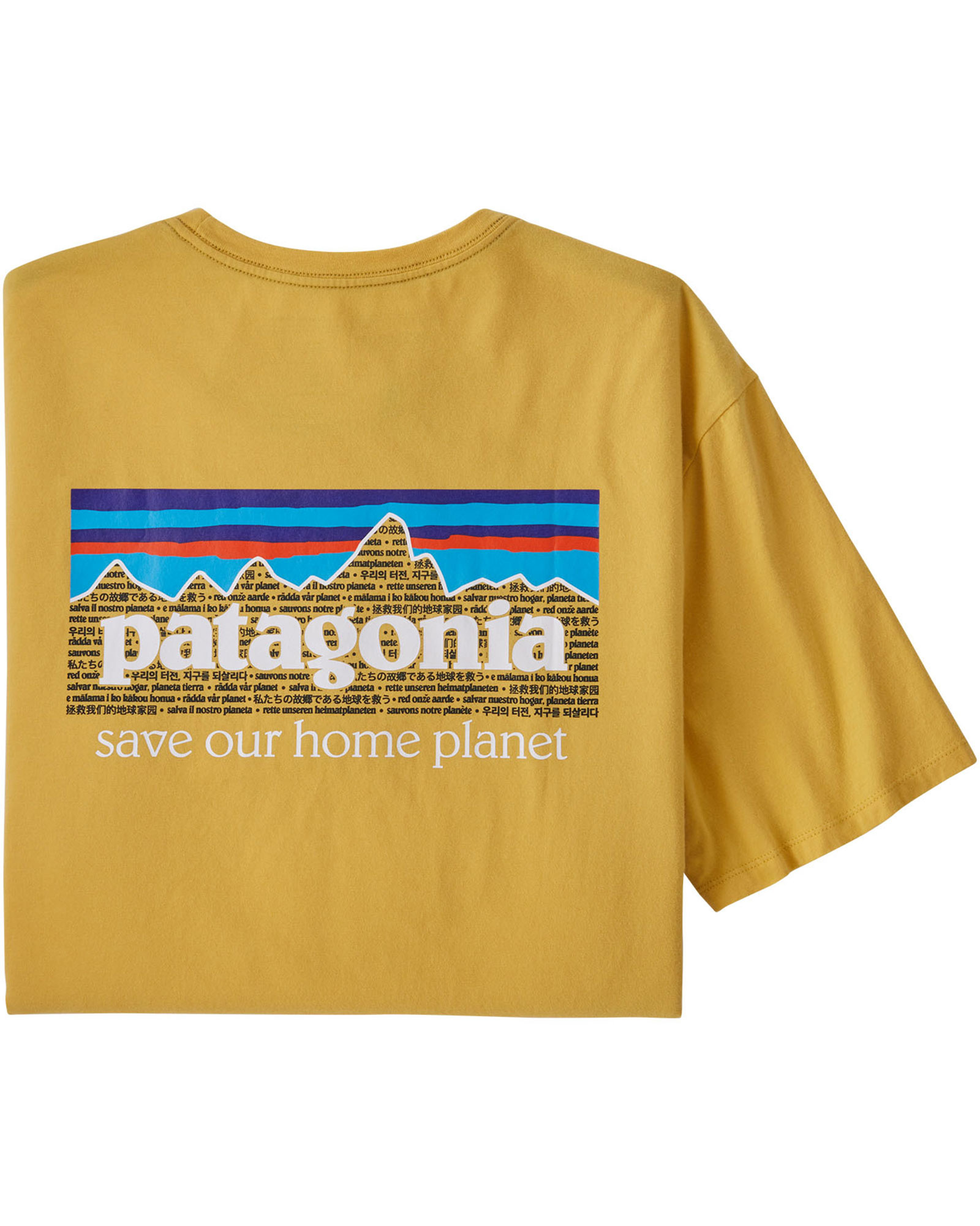 Patagonia P 6 Mission Men’s Organic Cotton Tee - Surfboard Yellow L