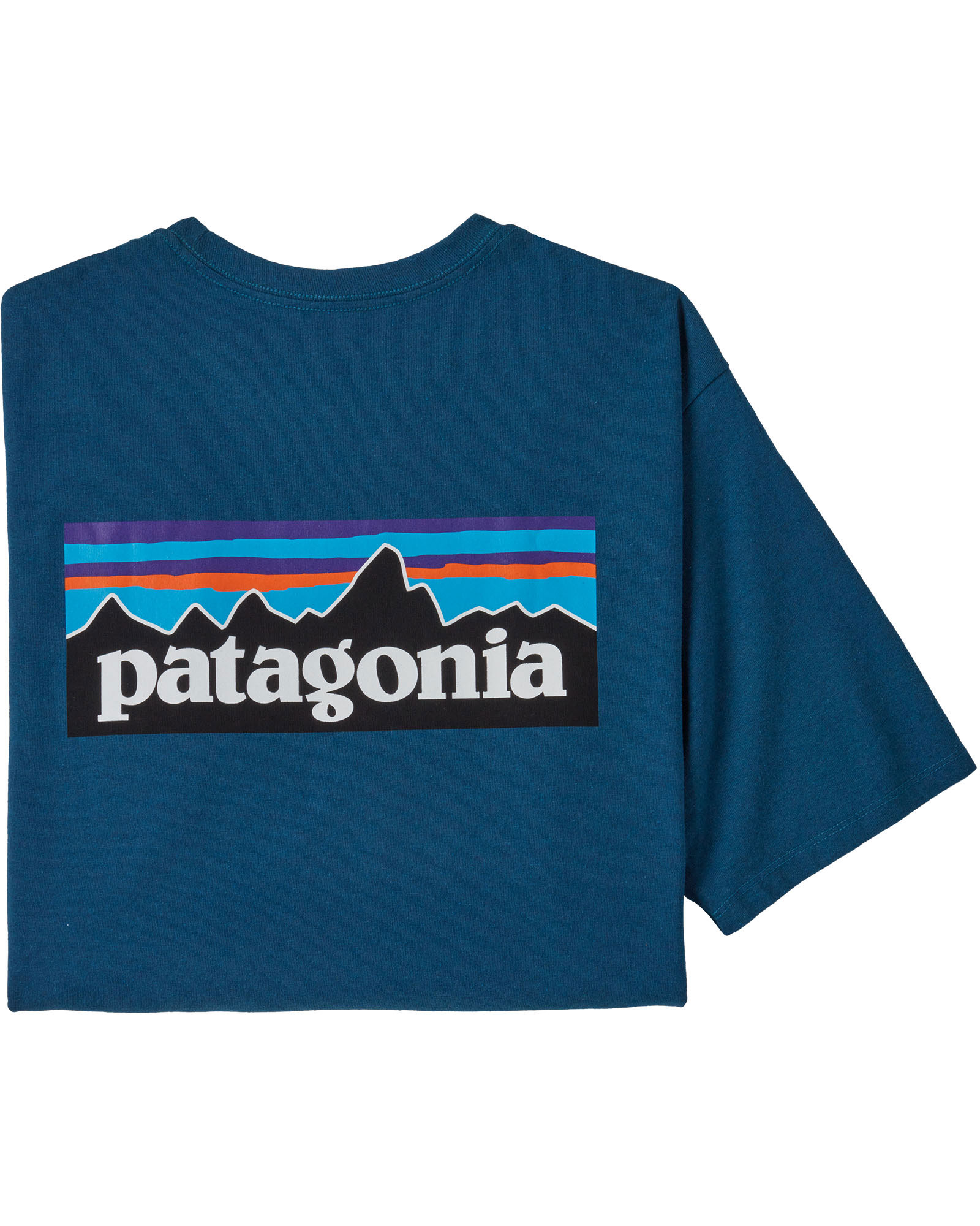 Patagonia P6 Logo Men’s Responsibili Tee - Wavy Blue XS