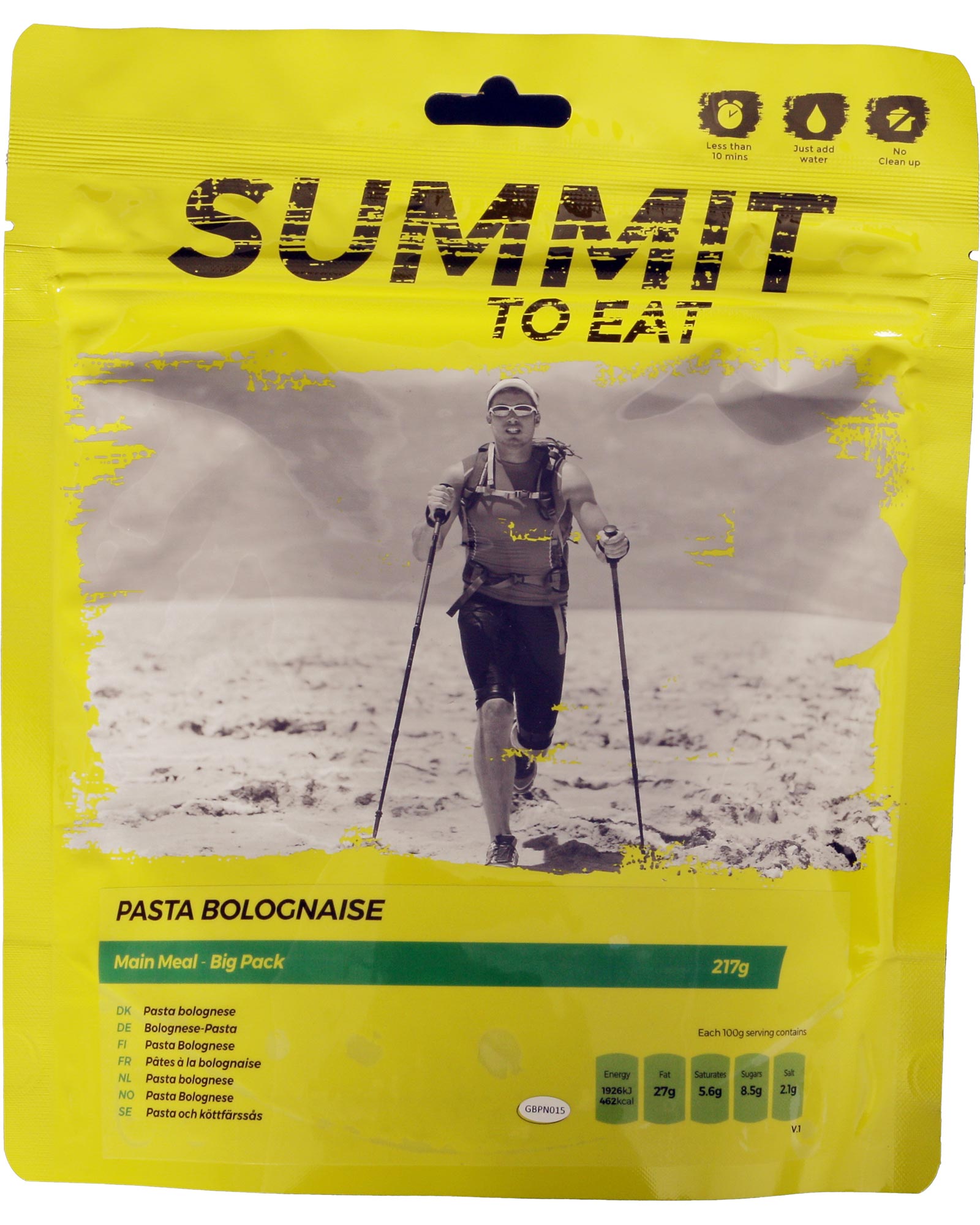 Summit to Eat Pasta Bolognaise   Big Pack Camping Food