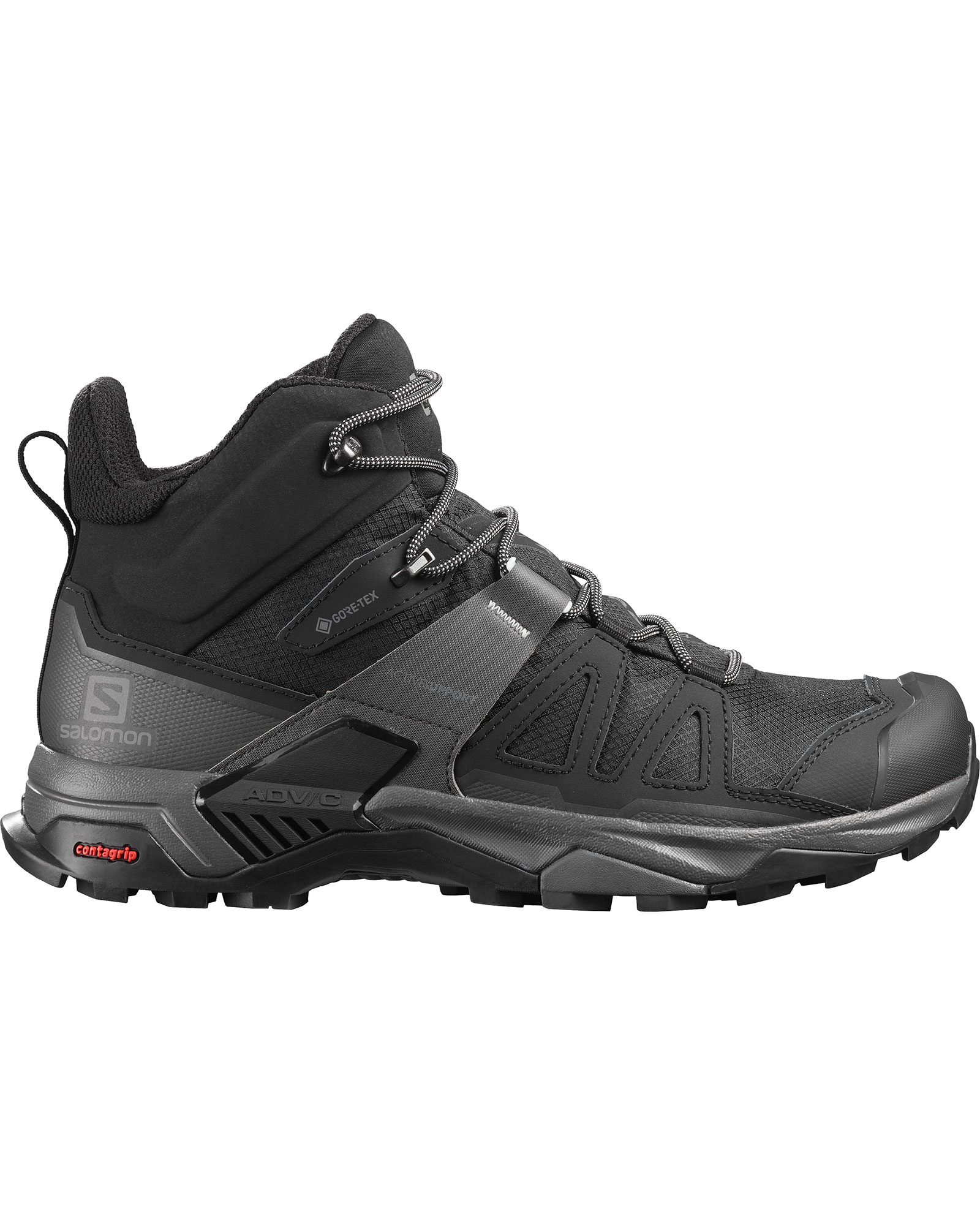 Salomon X Ultra 4 Mid GORE TEX Men’s Boots - Black/Magnet/Pearl Blue UK 7.5