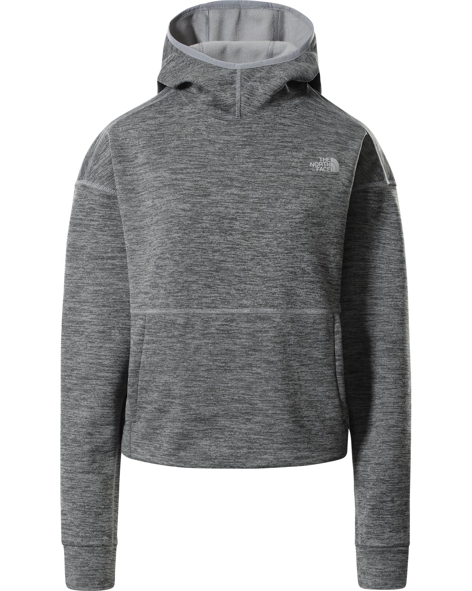 The North Face Canyonlands Women’s Pullover Crop Top - TNF Medium Grey Heather XS
