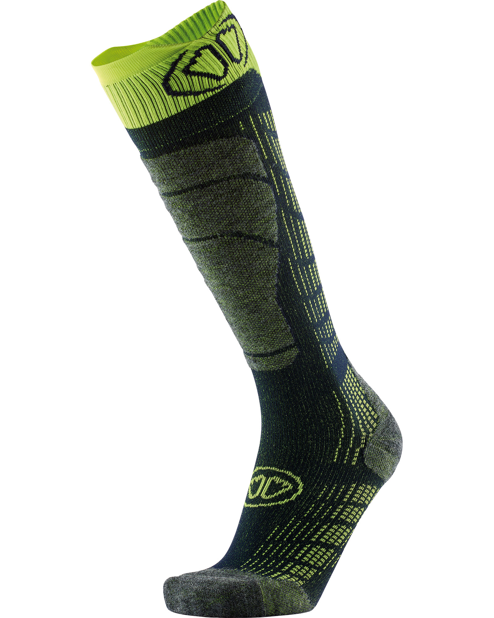 Sidas Ski Comfort Socks - Black/Yellow L