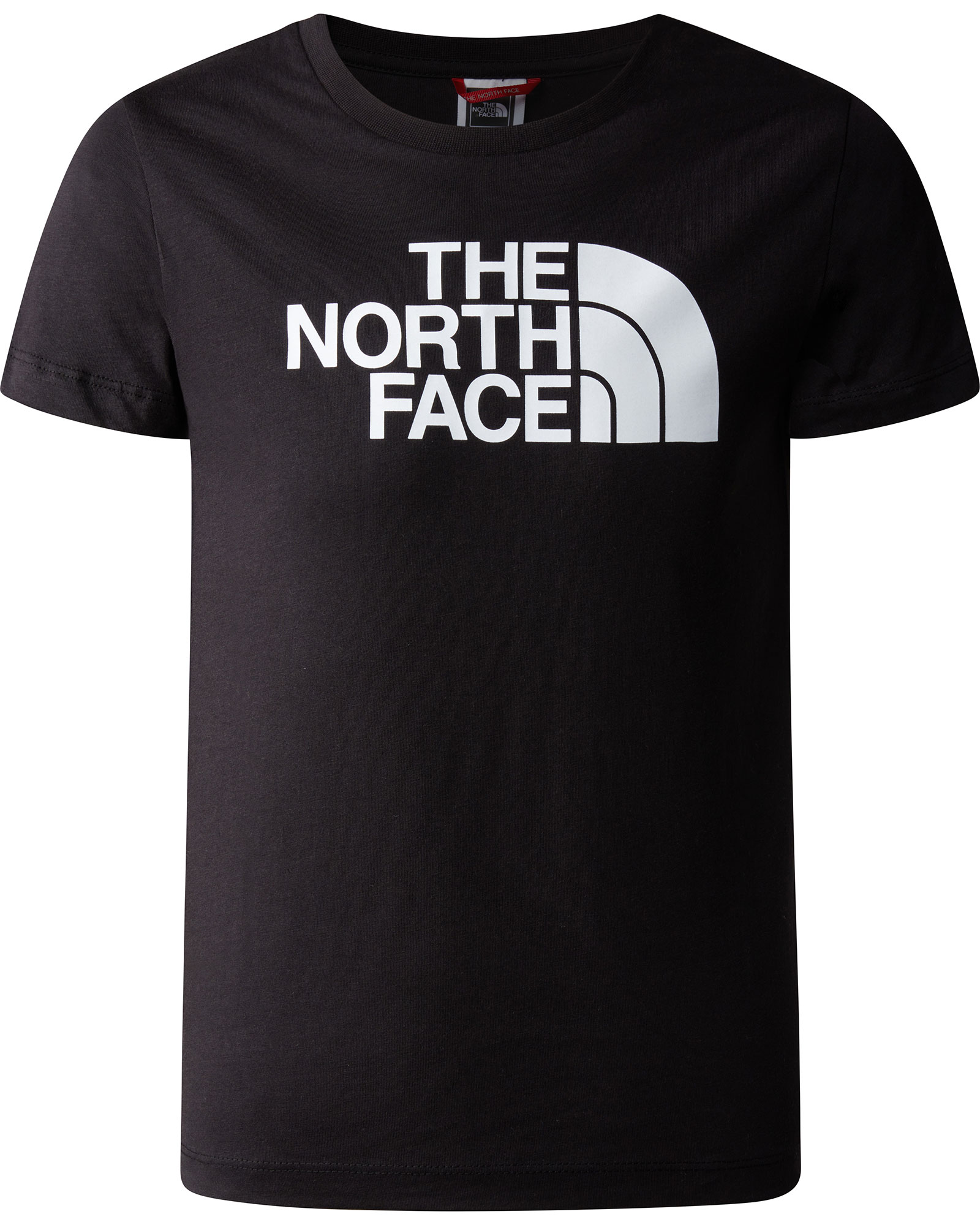 The North Face Boy’s Easy T Shirt - TNF Black-TNF White M