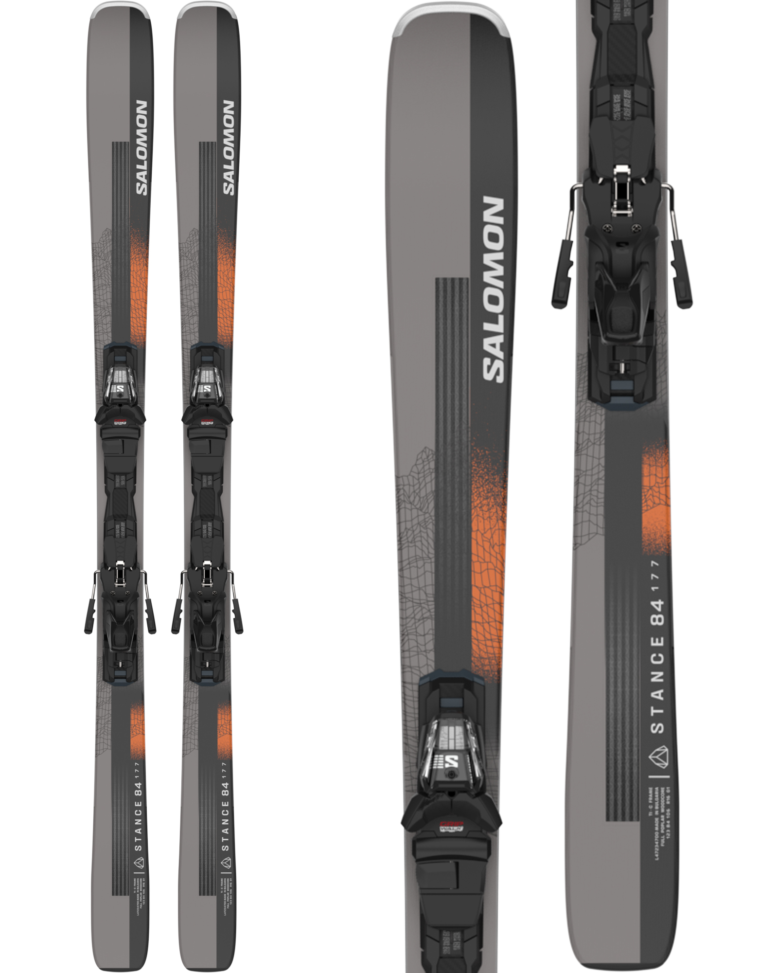 Salomon Stance 84 Skis + M 12 GW Bindings 2024 0
