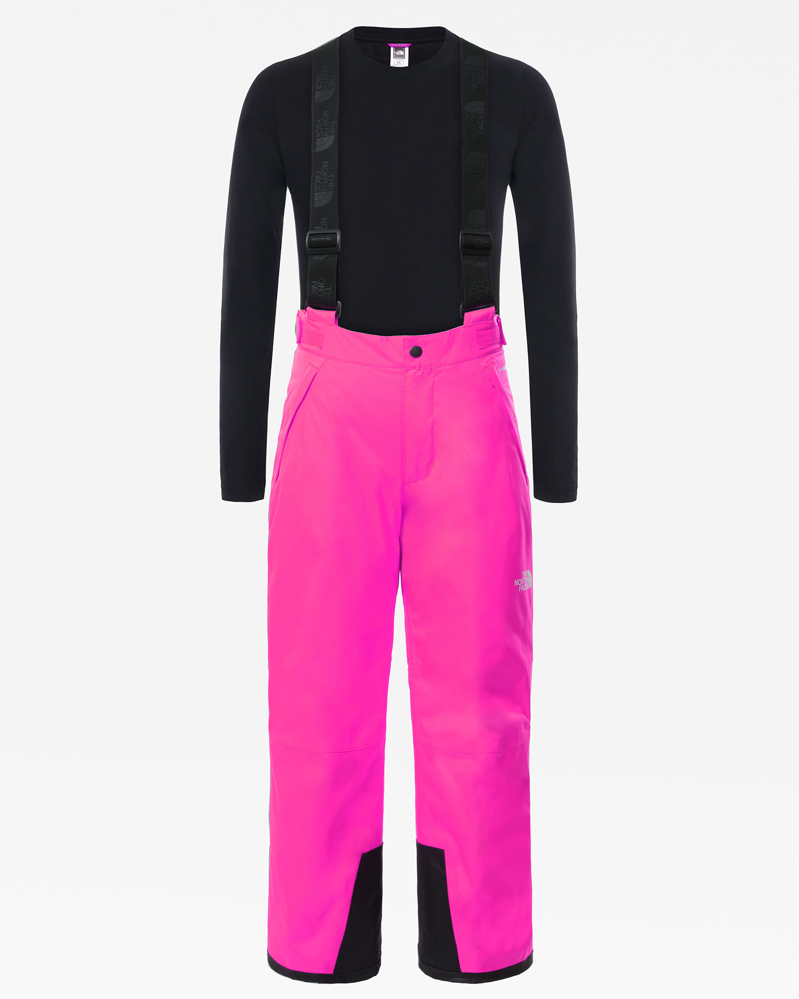 The North Face Snowquest Suspender Kids’ Pants - Mr Pink XS