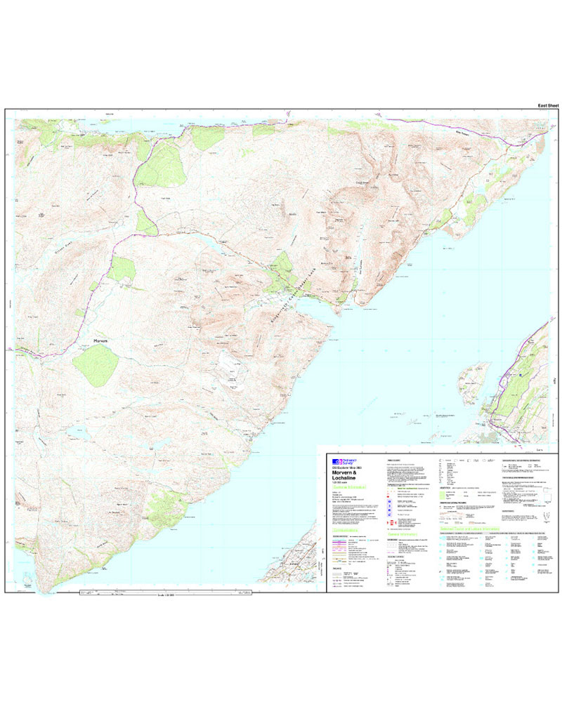 Product image of Ordnance Survey Morvern & Lochaline - OS explorer OL383 Map