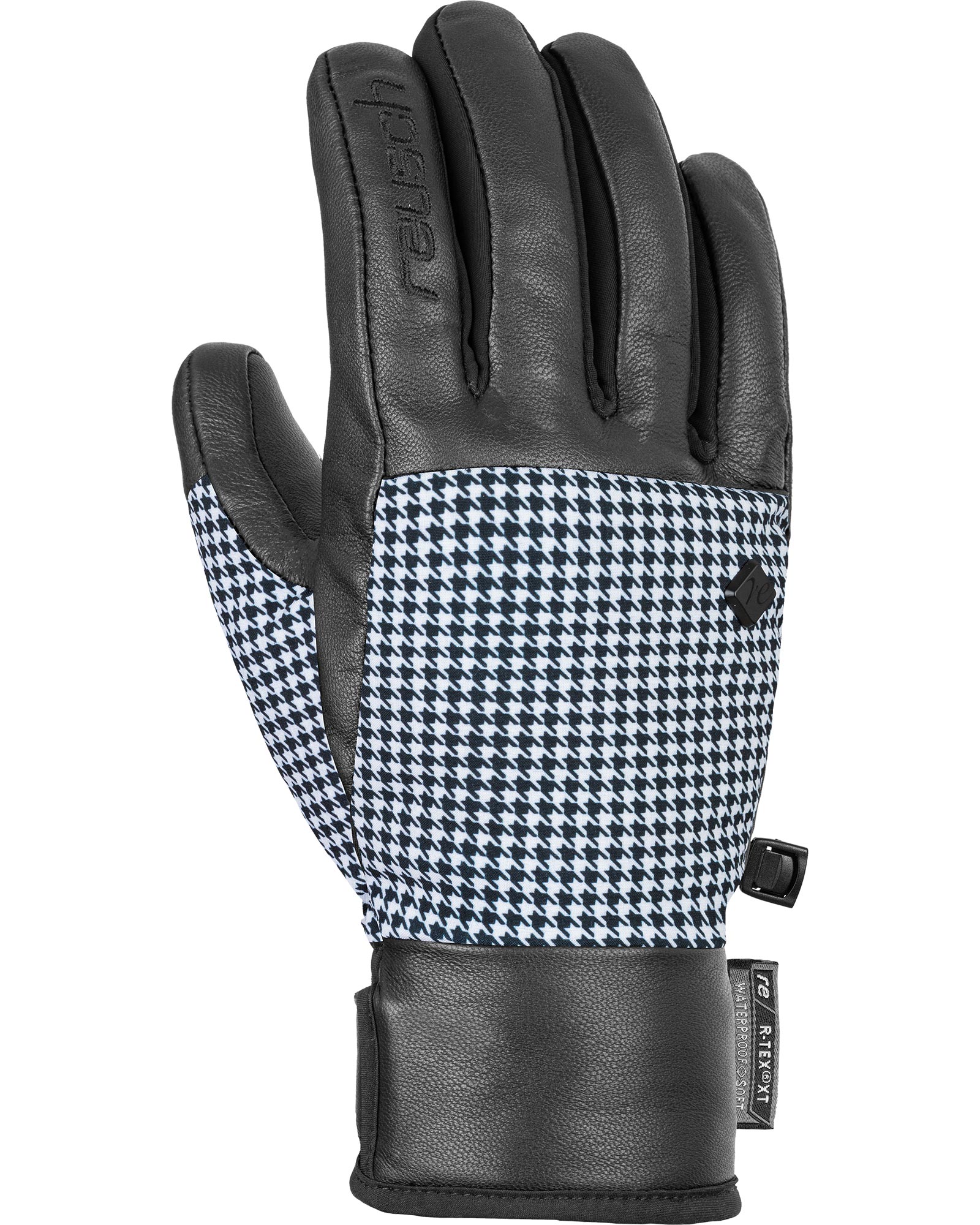 Reusch Giorgia R Tex Women’s Gloves - Black/Pied de Poule Size 7