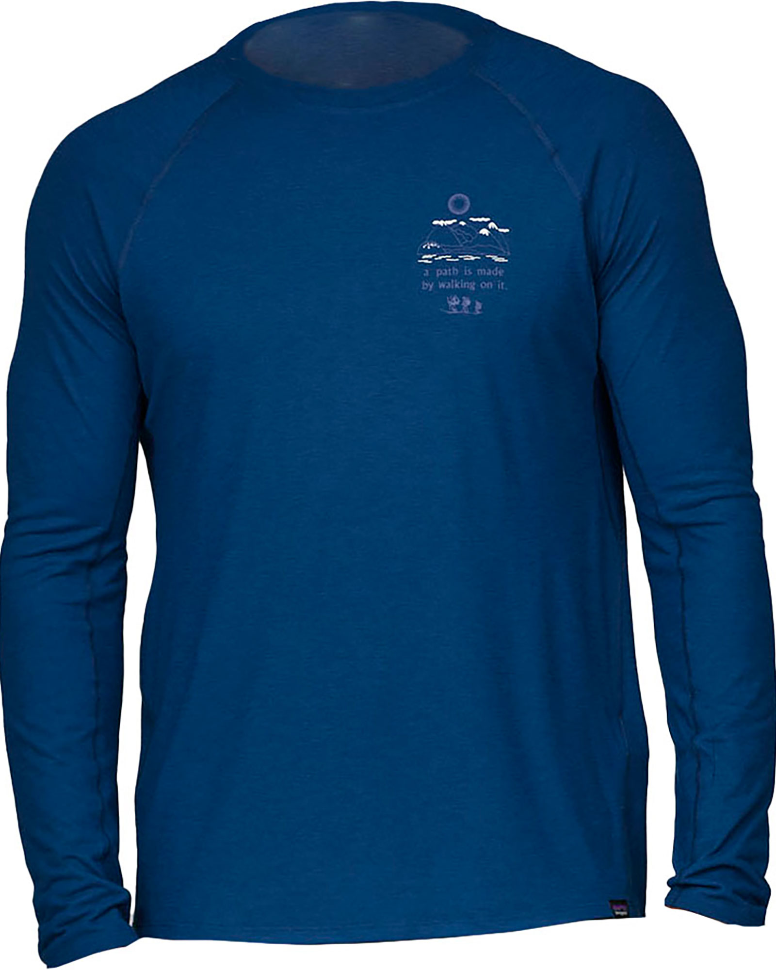 Patagonia Men’s Cap Cool Trail Long Sleeved Shirt - Lagom Blue M