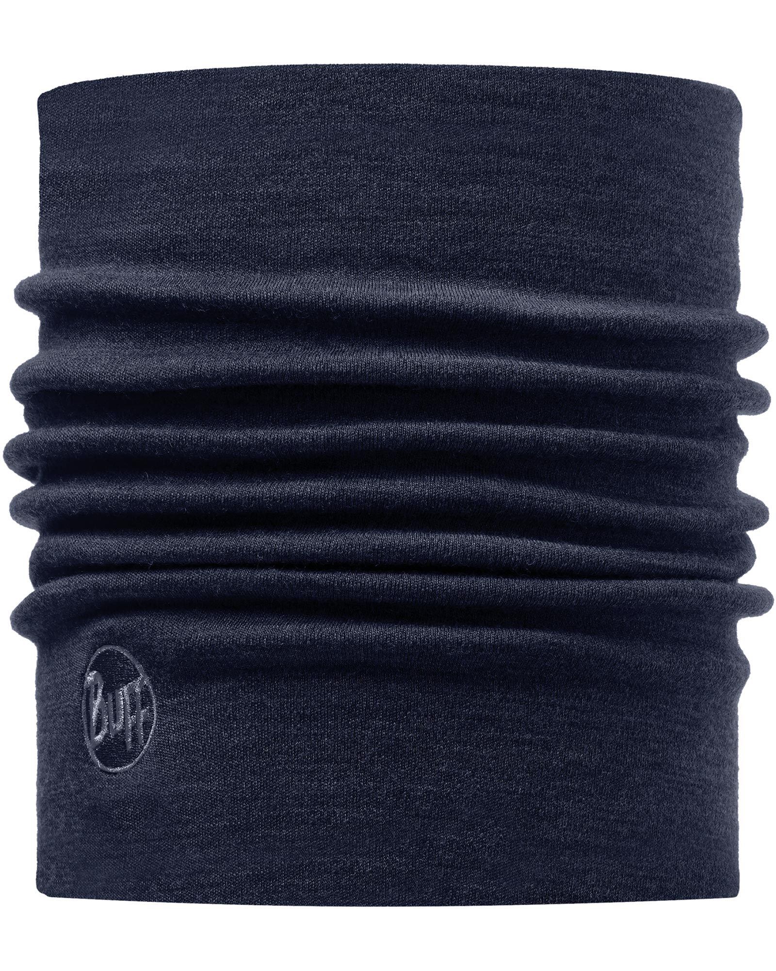 Buff Unisex Heavyweight Merino Wool Tubular Neck Gaiter - Solid Denim