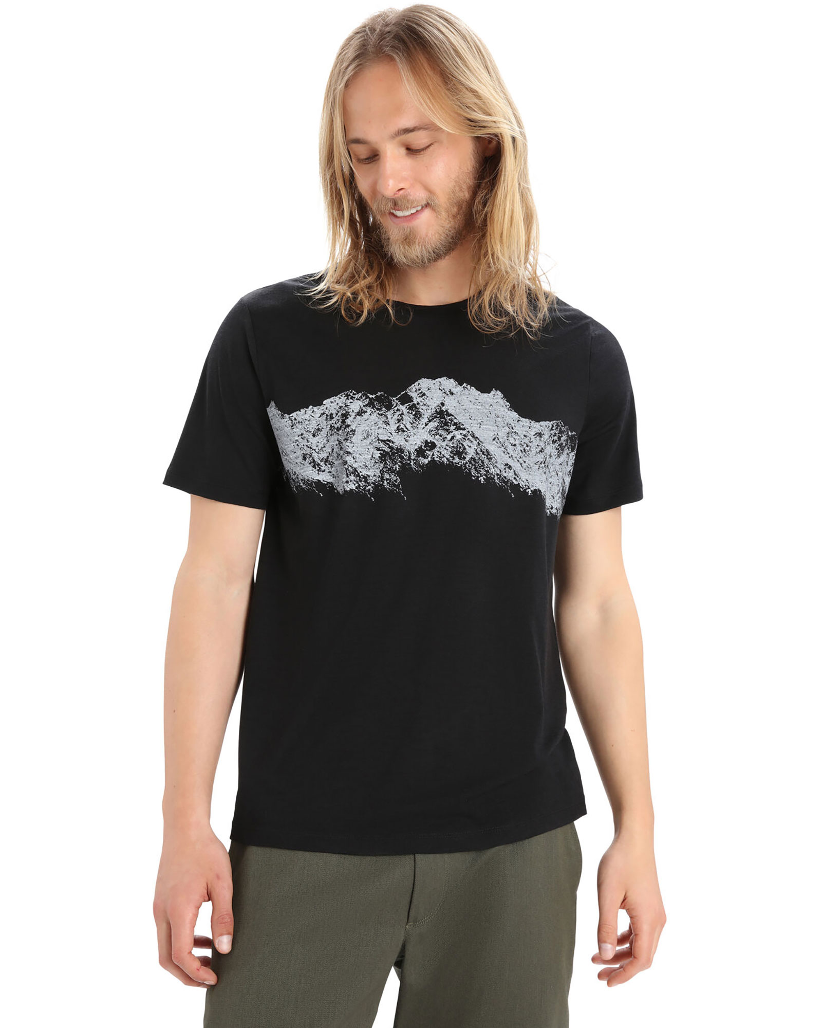 Icebreaker Tech Lite 2 Alps 3D Men’s Merino T Shirt - black XL